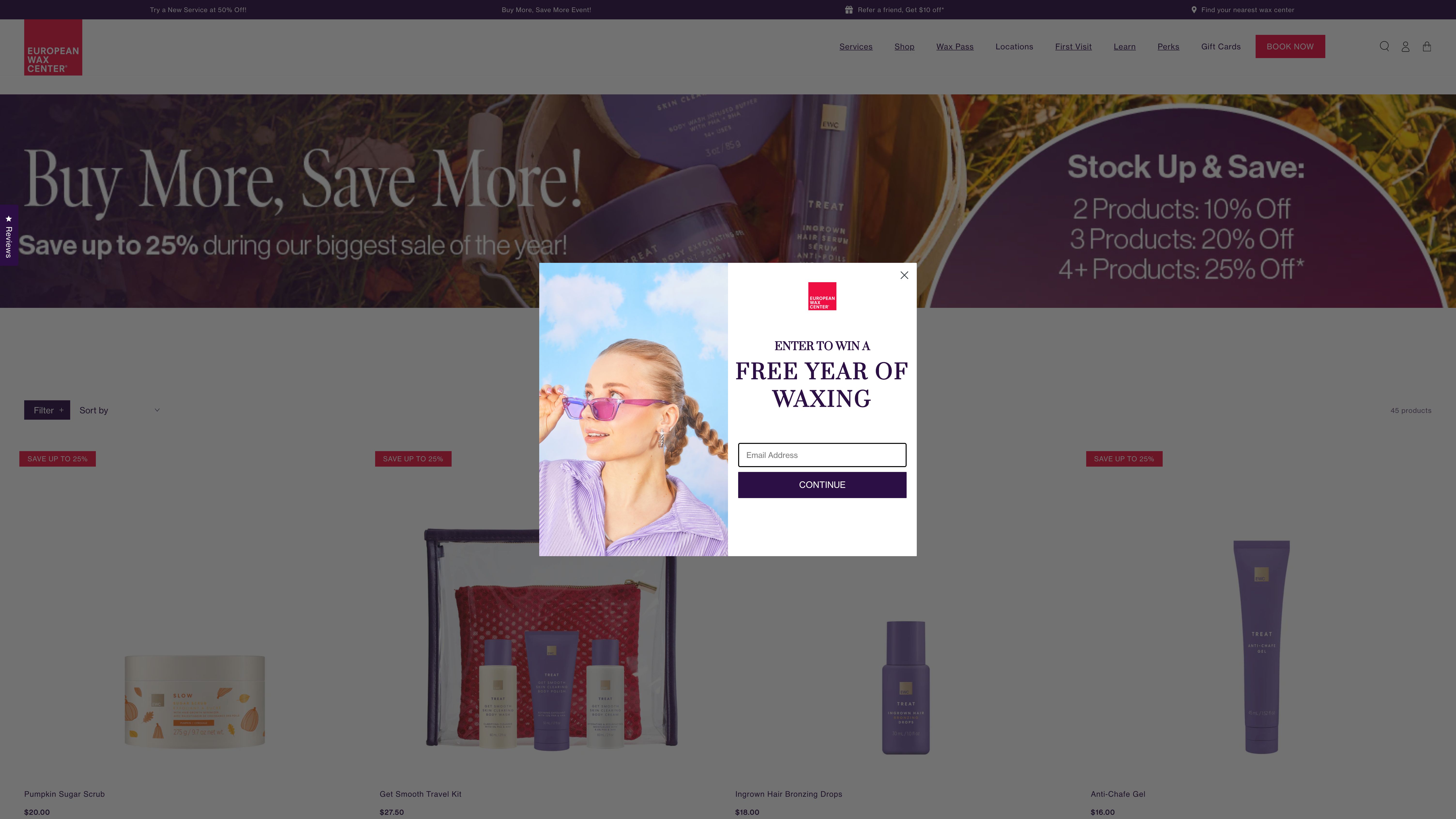 European Wax Center - B2C & B2B screenshot 3