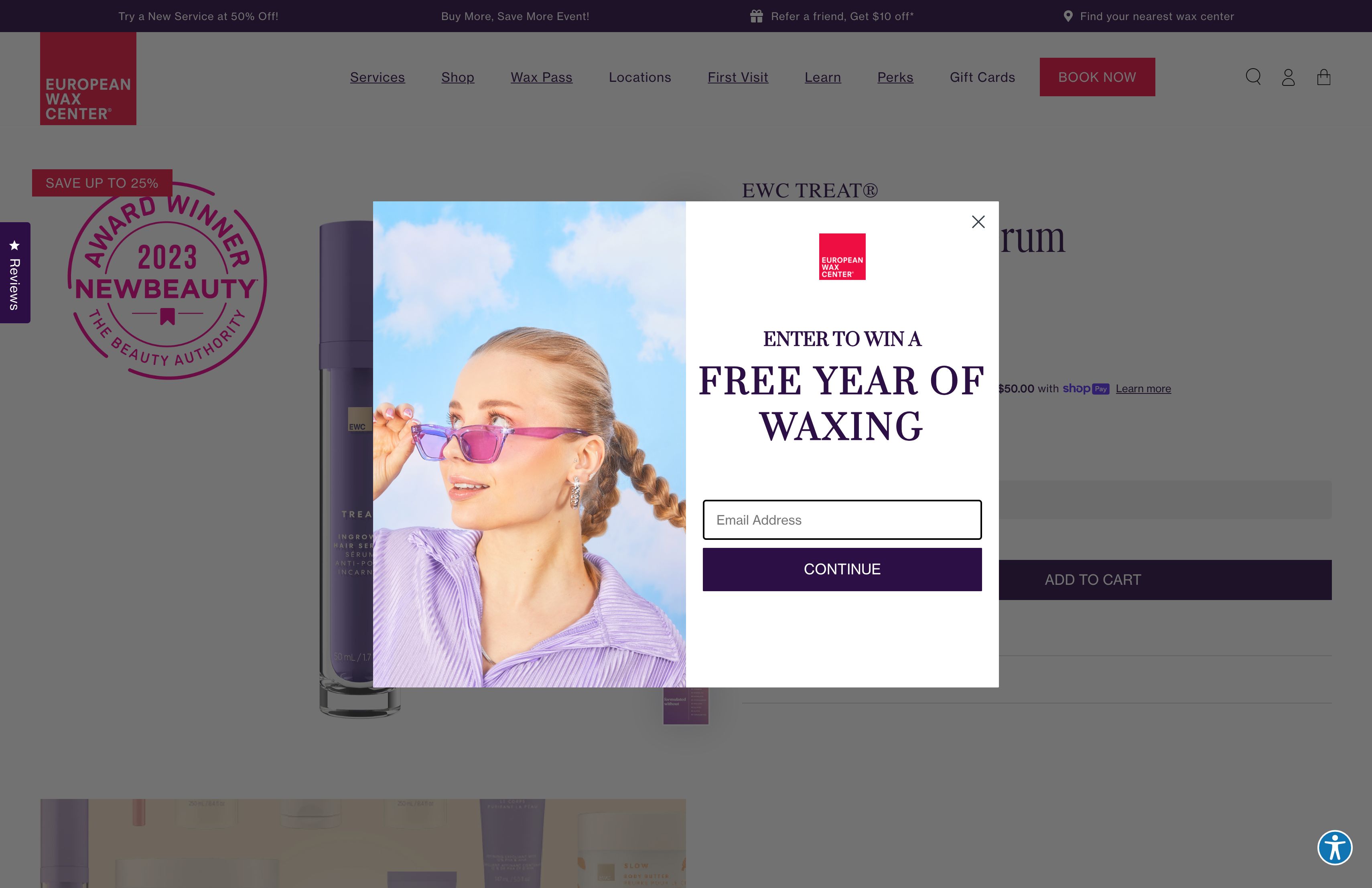 European Wax Center - B2C & B2B screenshot 2