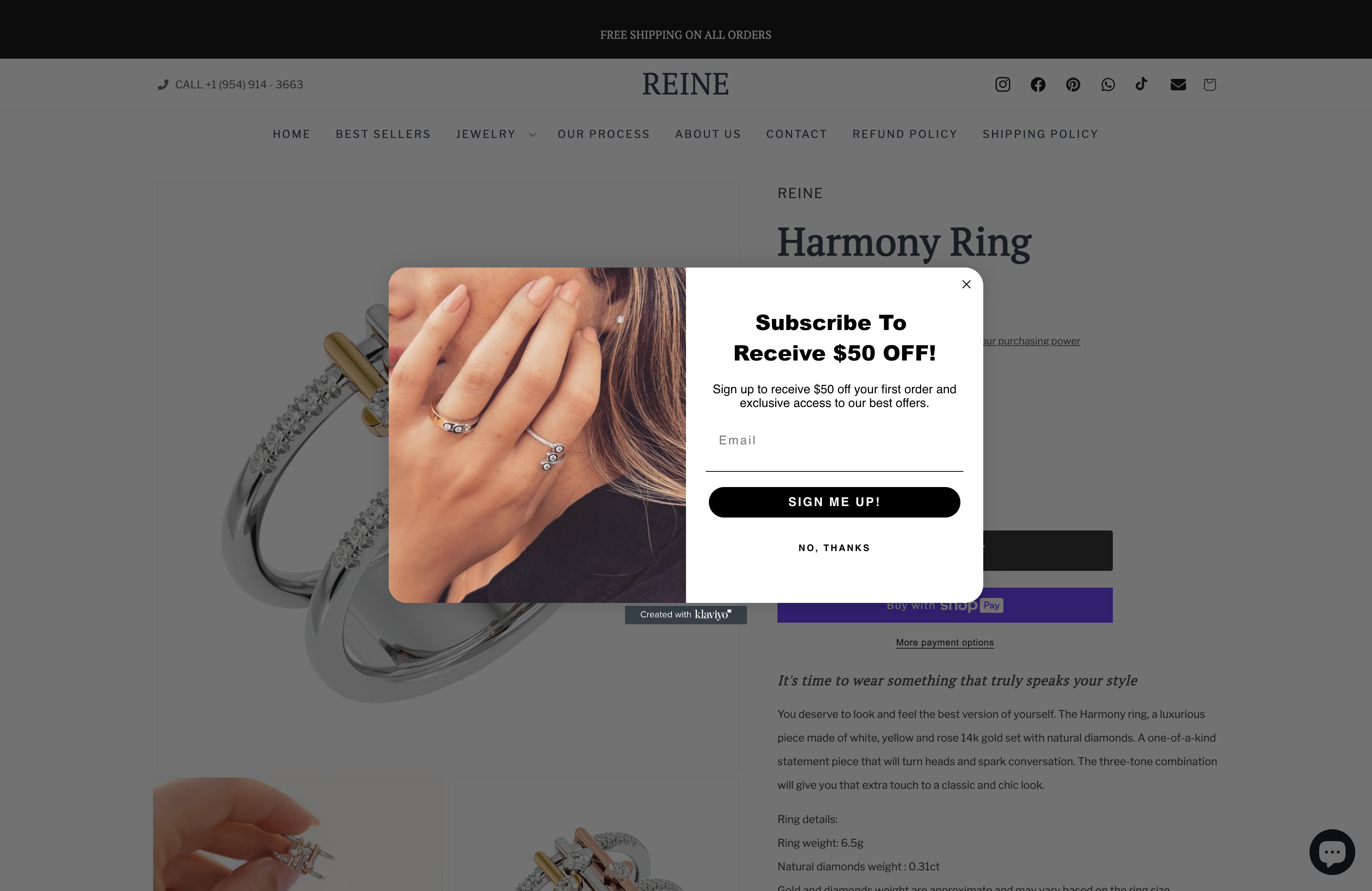 Shopify Store for Jewelry Business  screenshot 4