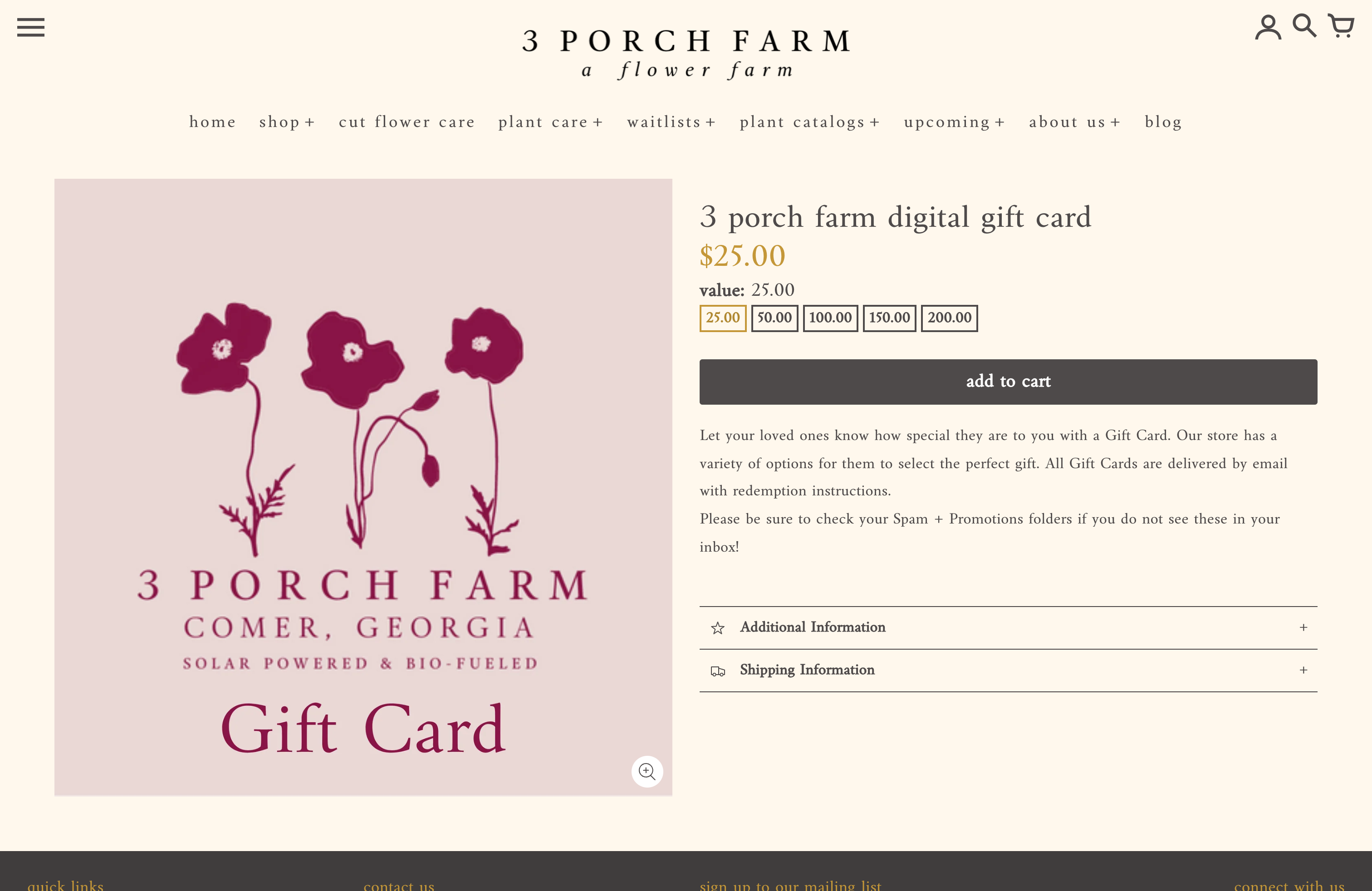 3 Porch Farm website design + customer experience optimization screenshot 2