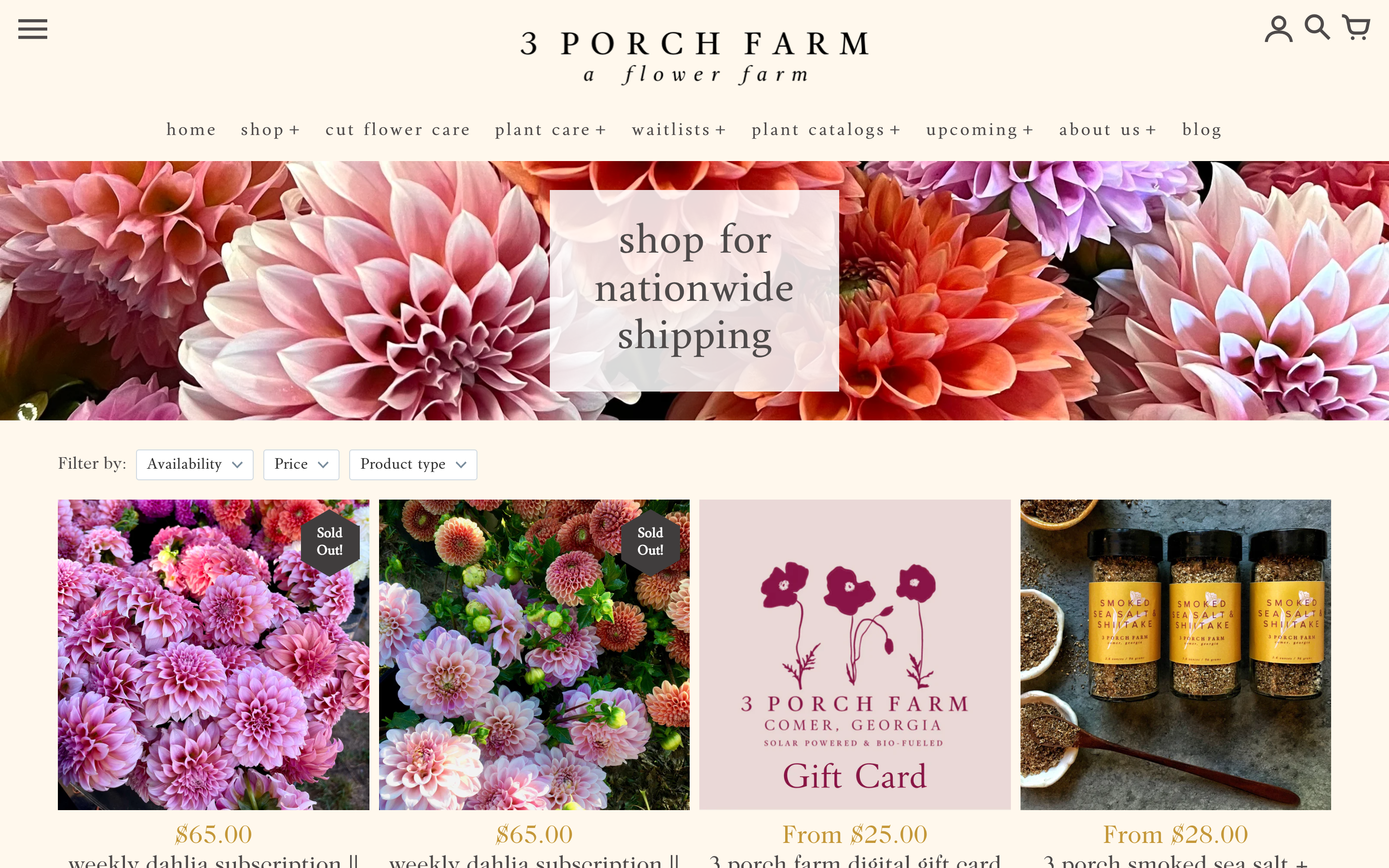 3 Porch Farm website design + customer experience optimization screenshot 3
