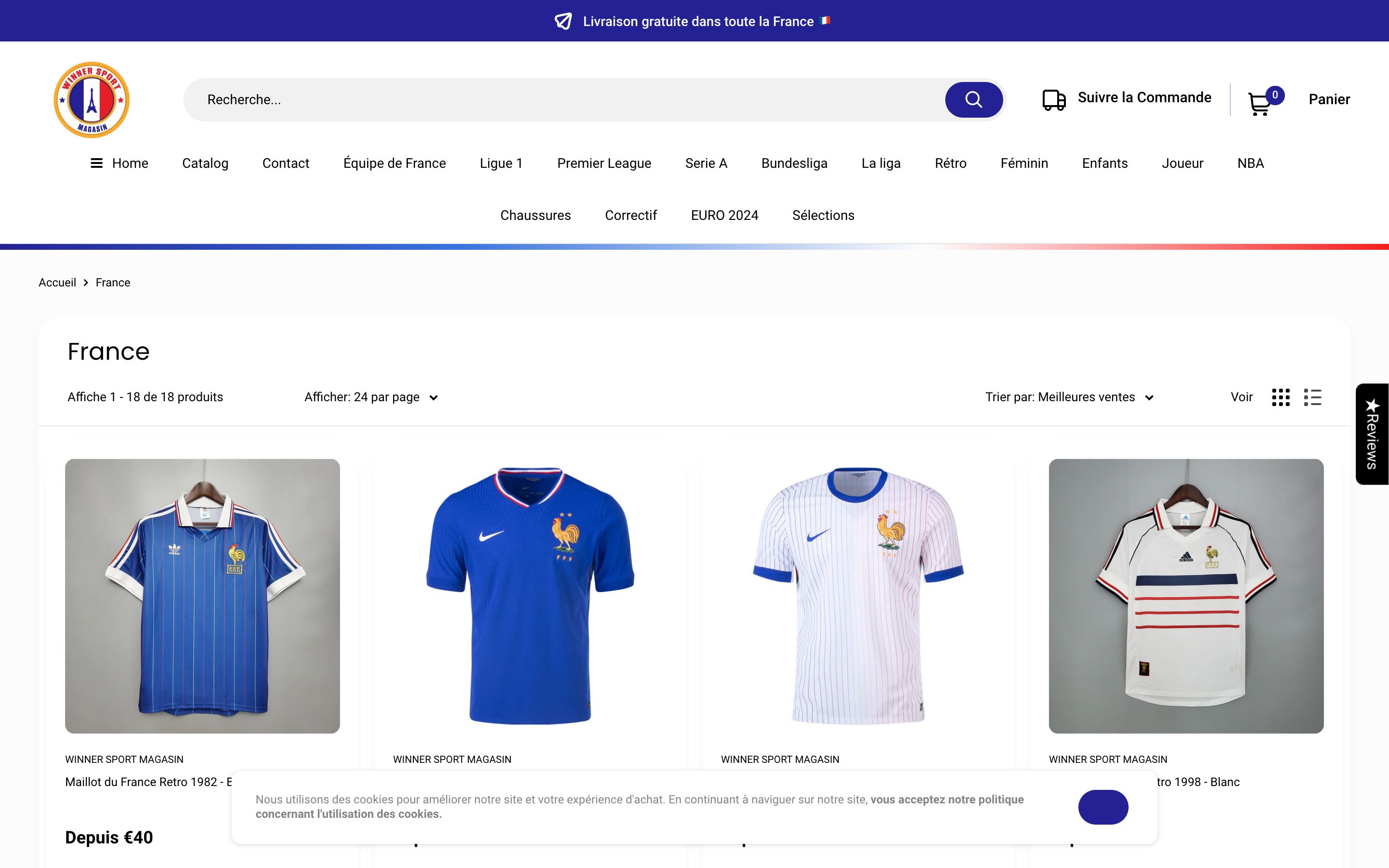 Winner Sport Magasin screenshot 2