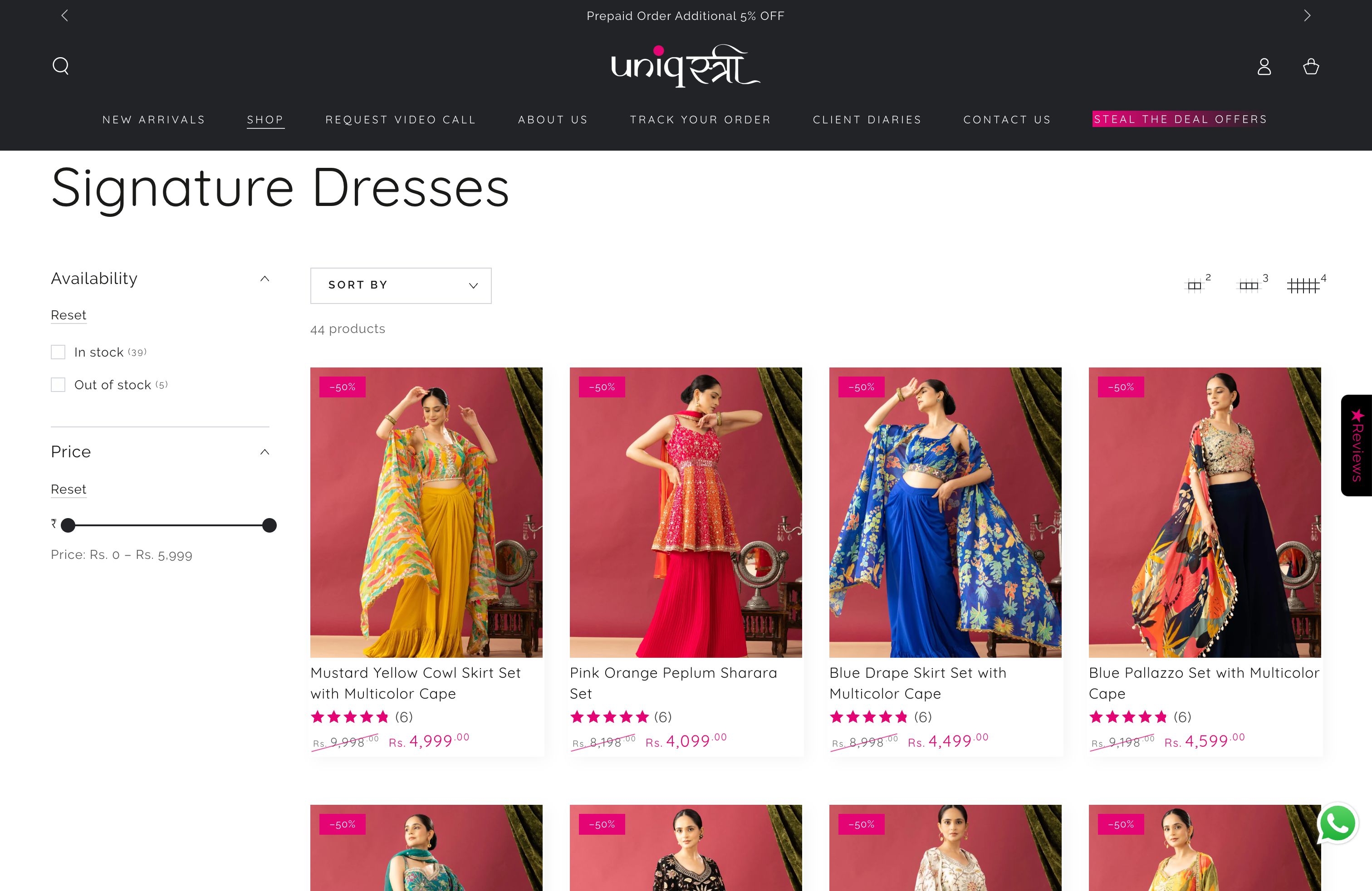 Uniqstree Clothing Store screenshot 2