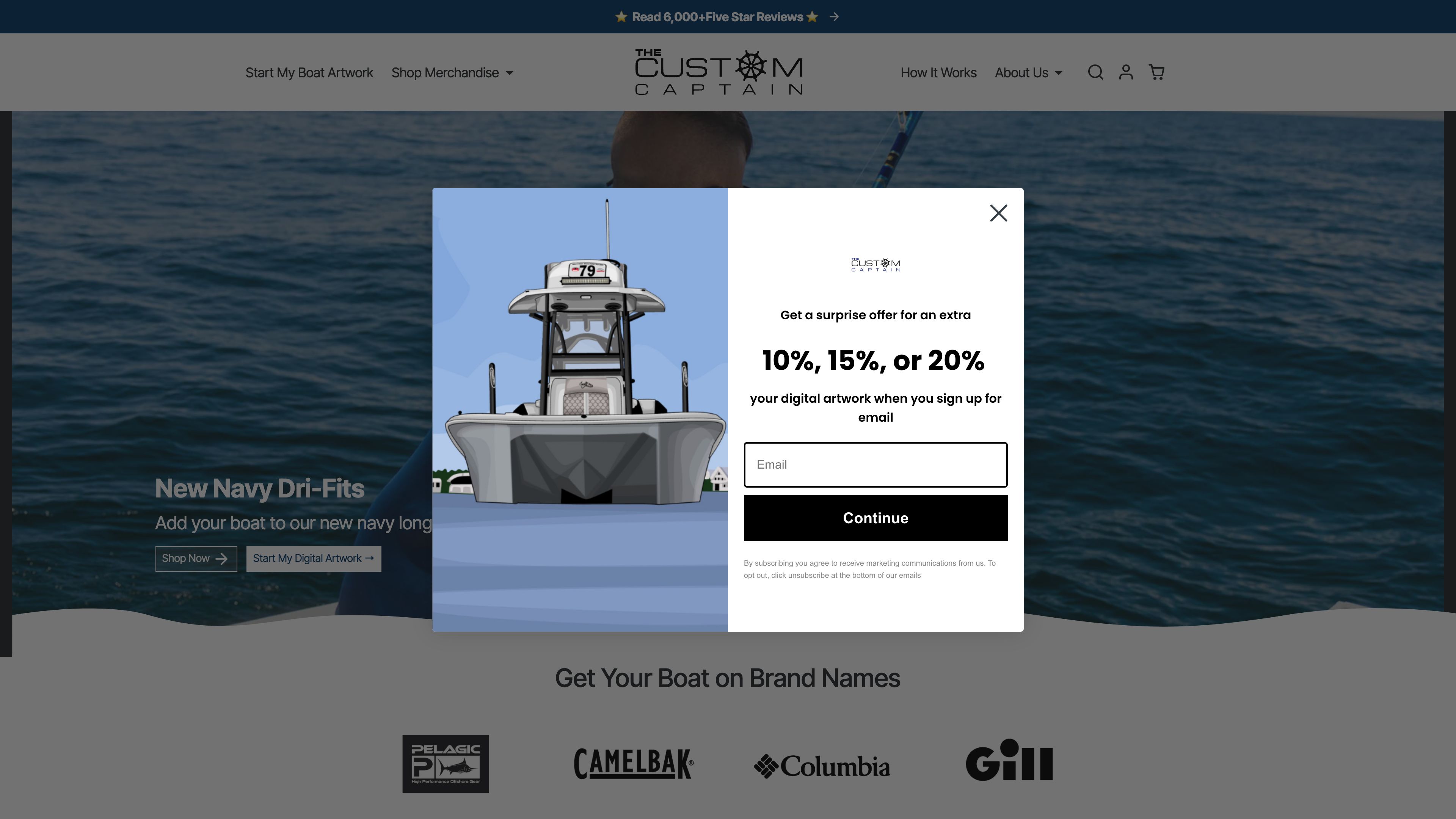 Custom Shopify Theme Development for Enhanced Online Presence at Custom Captain