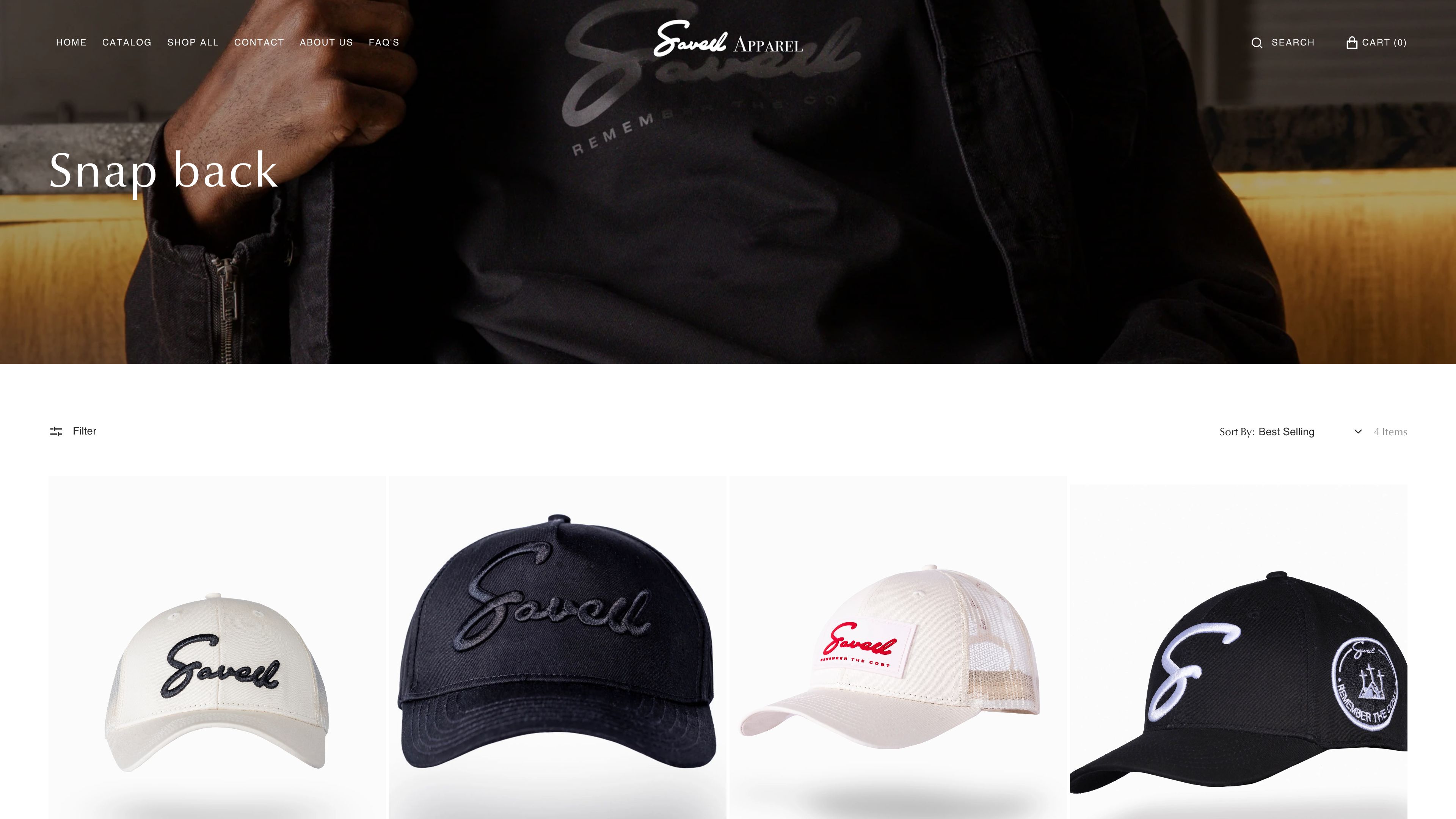 Saved Apparel Website Development screenshot 2