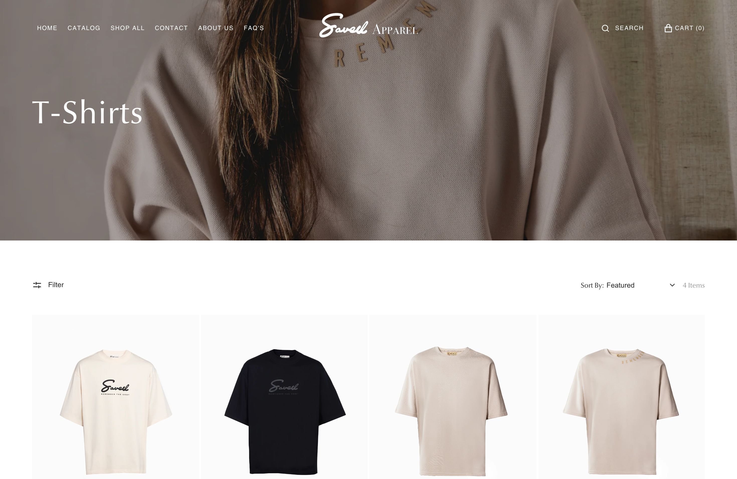 Saved Apparel Website Development screenshot 4