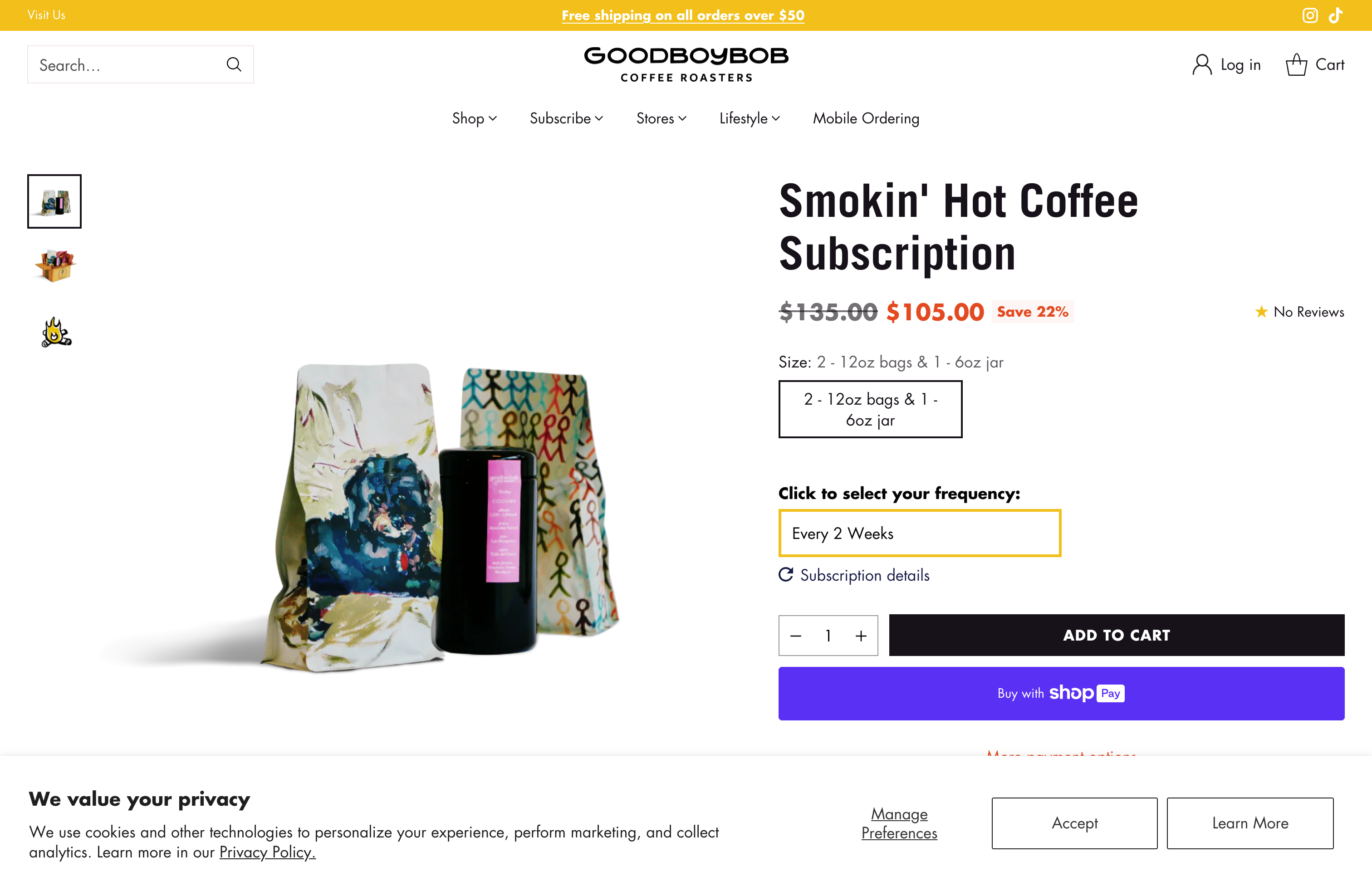 Goodboybob | Coffee Subscriptions screenshot 3