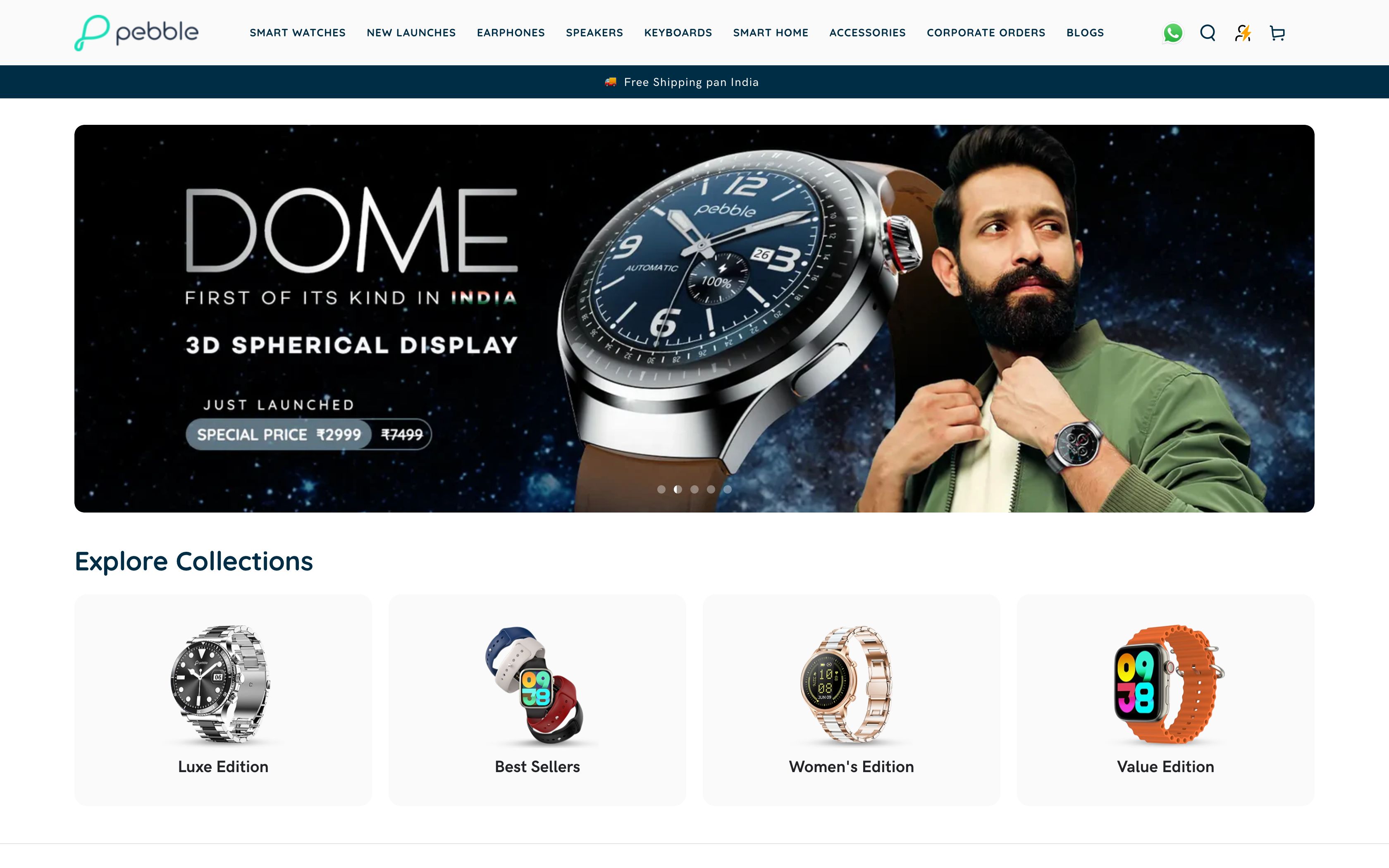 Pebblecart: A Seamless D2C Shopping Experience for Smart Devices