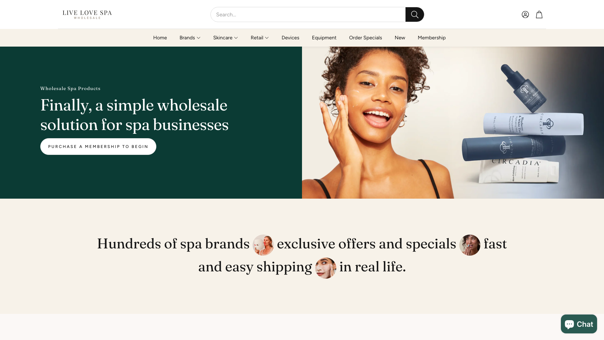 Shop Live Love Spa Wholesale