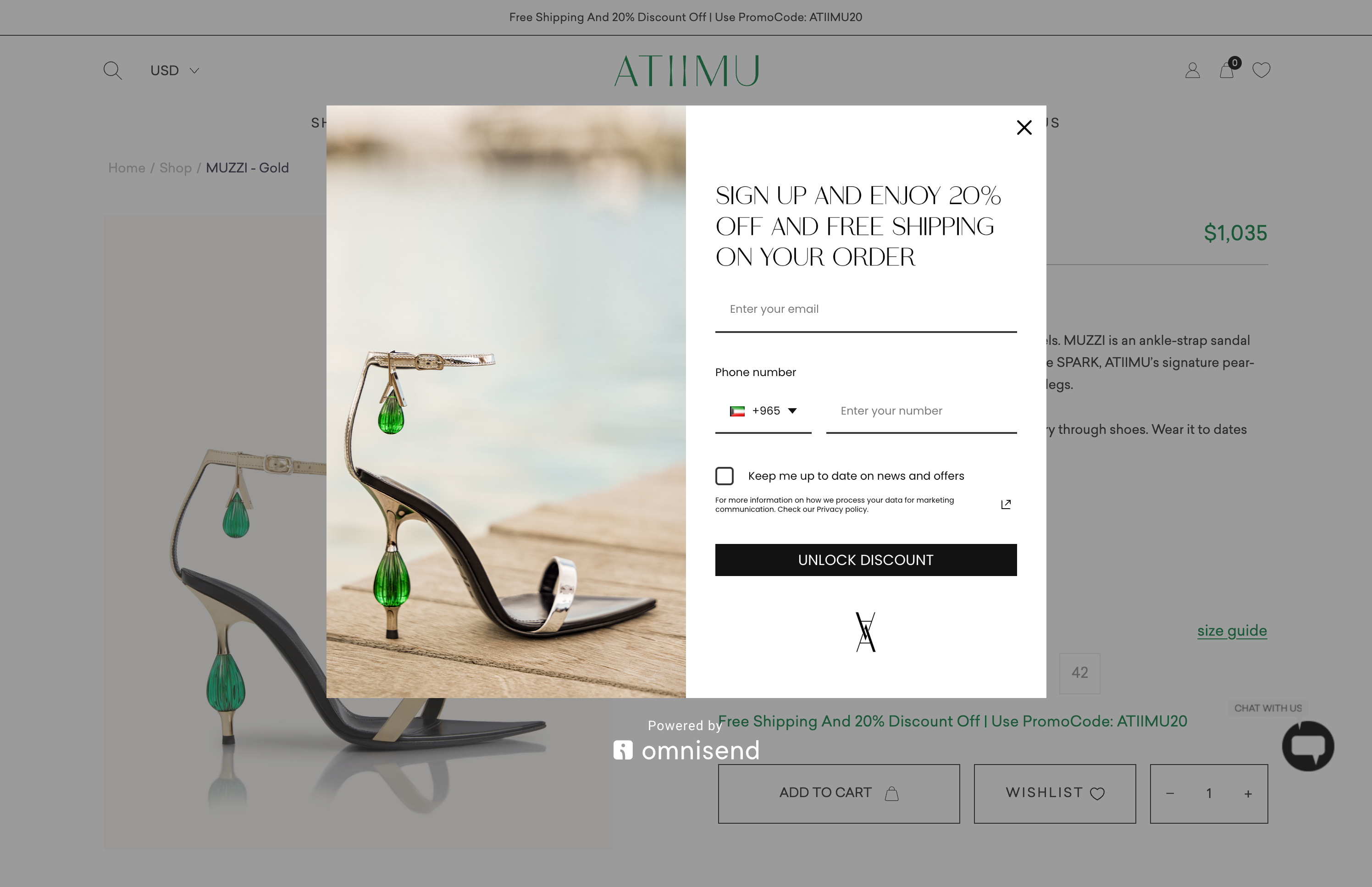 ATIIMU - High End Footwear Brand from Italy screenshot 3