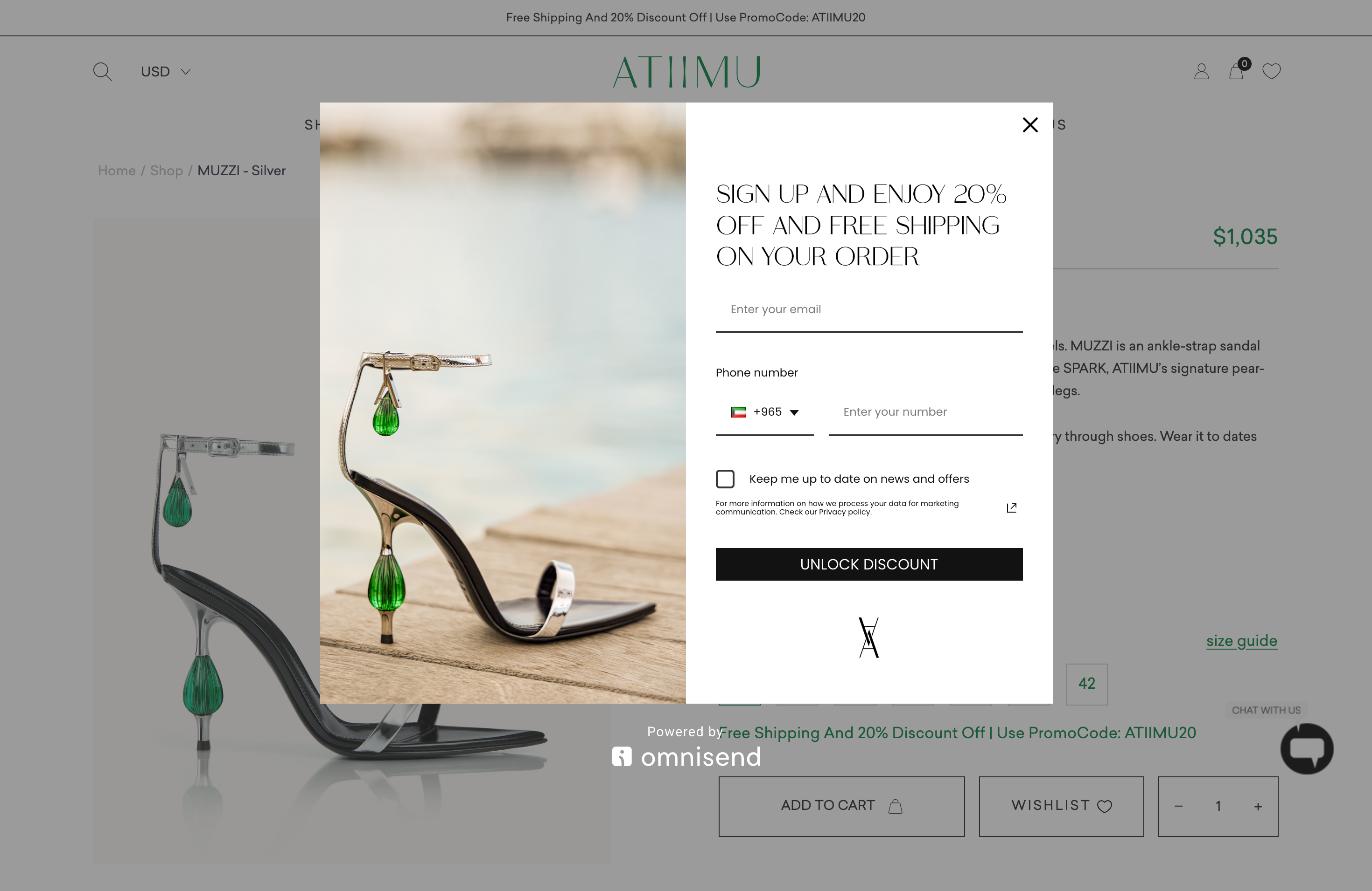 ATIIMU - High End Footwear Brand from Italy screenshot 2