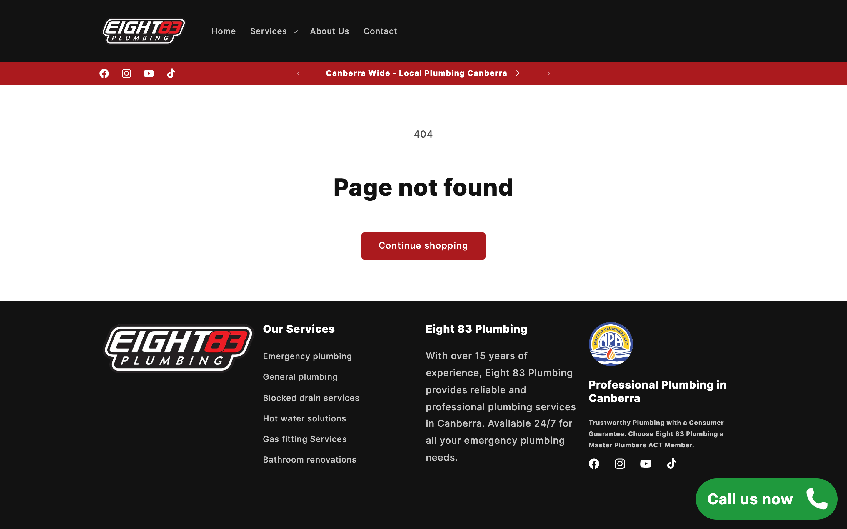 Eight 83 Plumbing screenshot 2