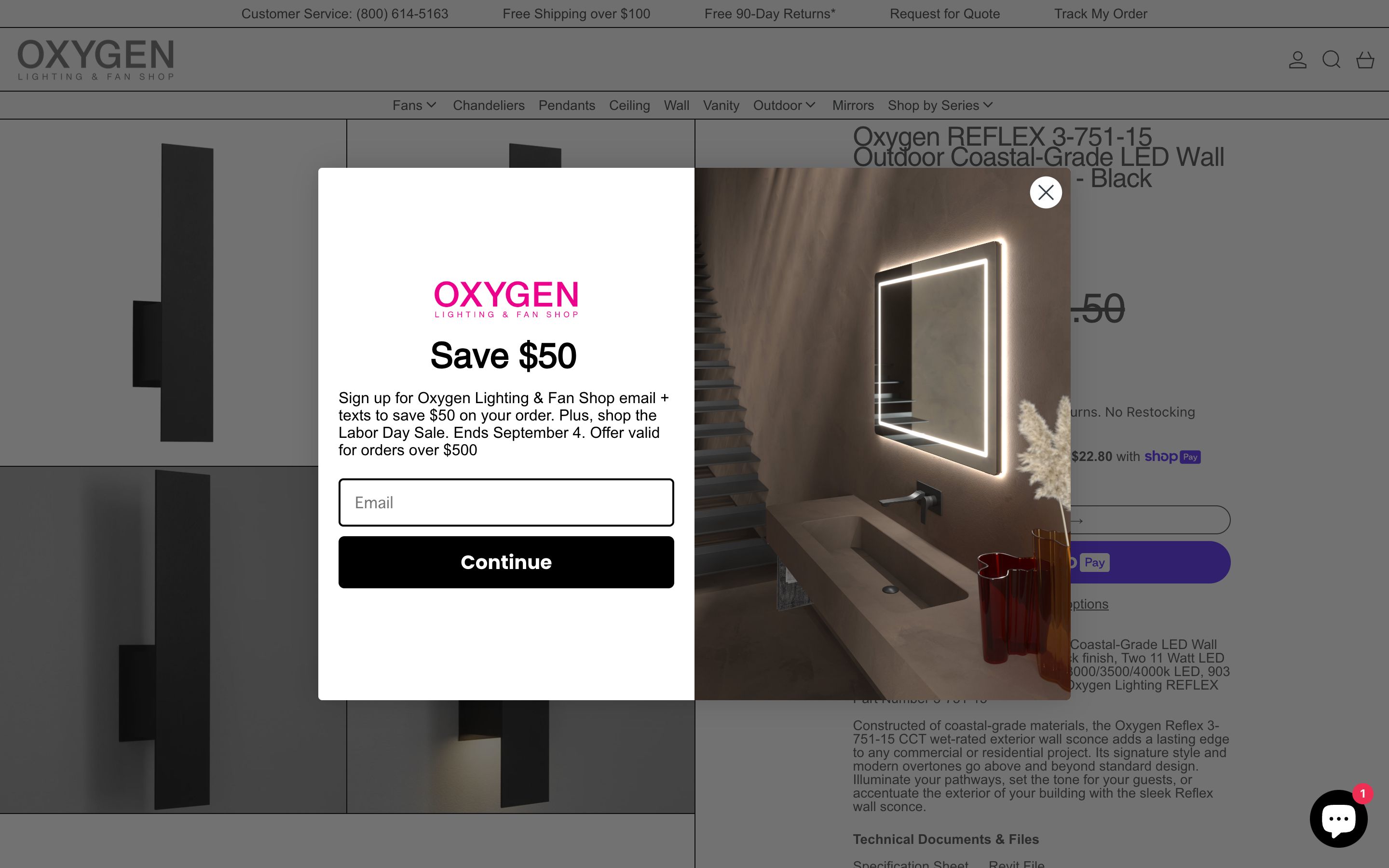 Oxygen Lighting & Fan Shop screenshot 4