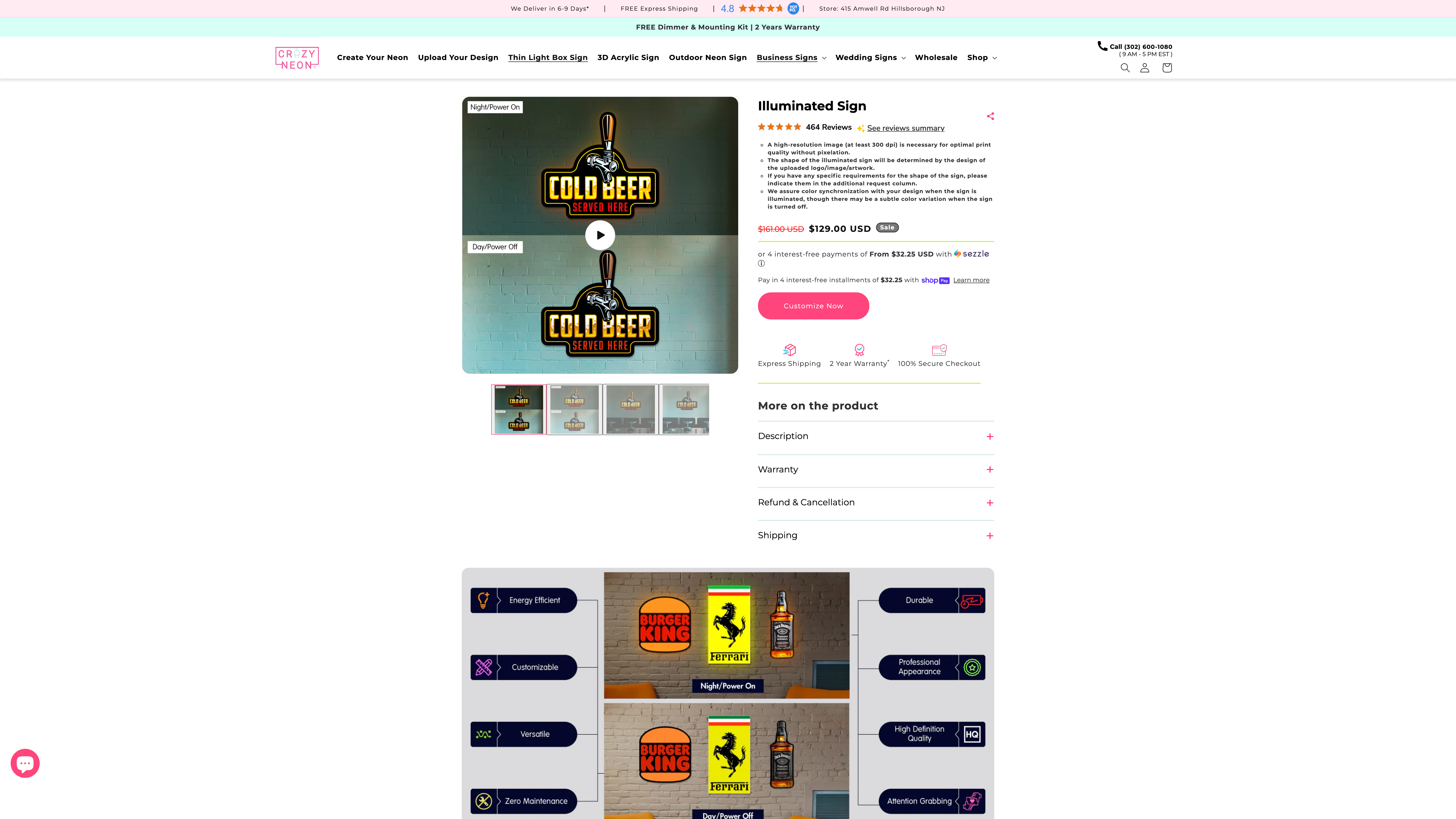 Neon Signs Store for Crazy Neon USA screenshot 4