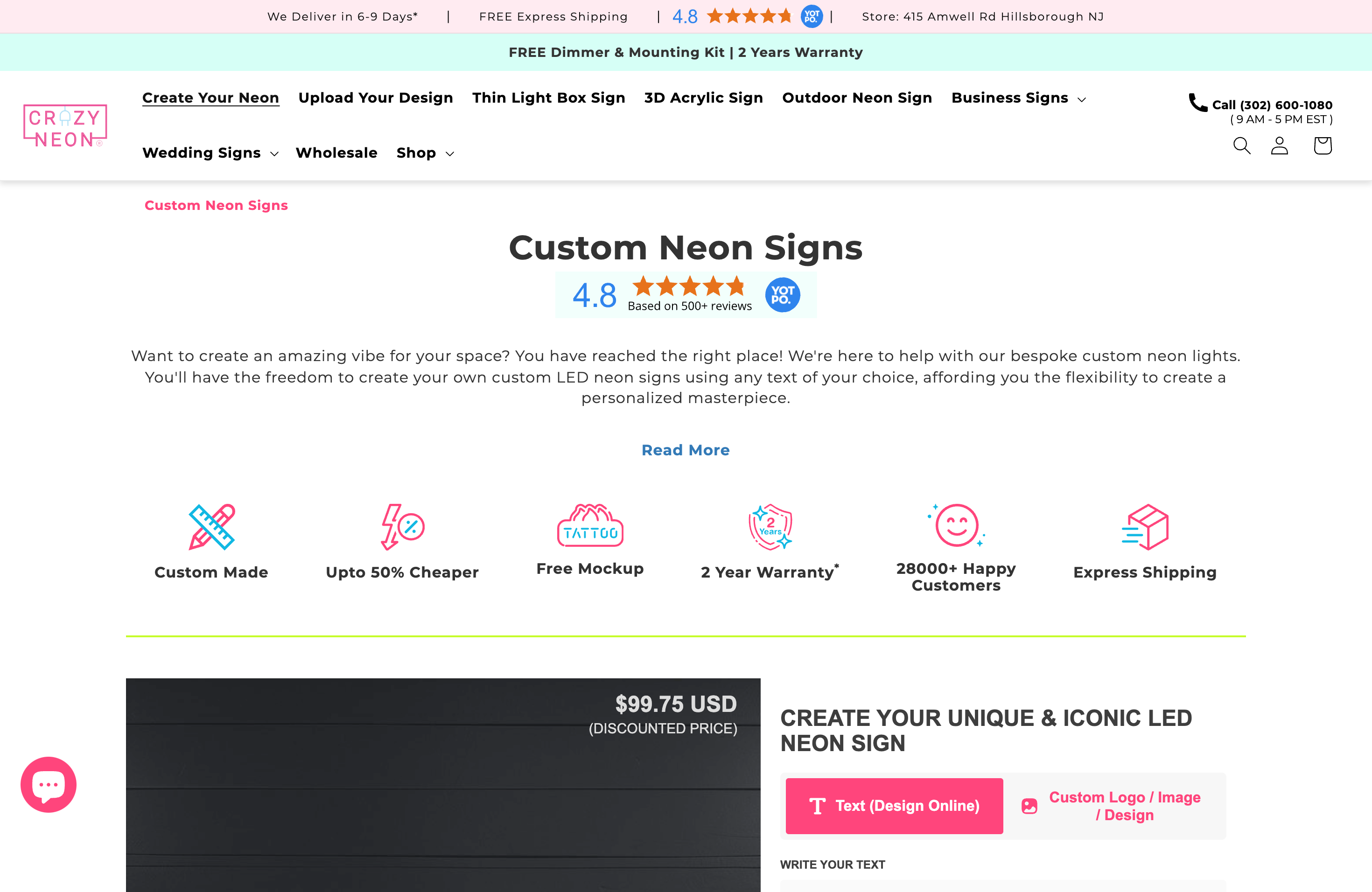 Neon Signs Store for Crazy Neon USA screenshot 3