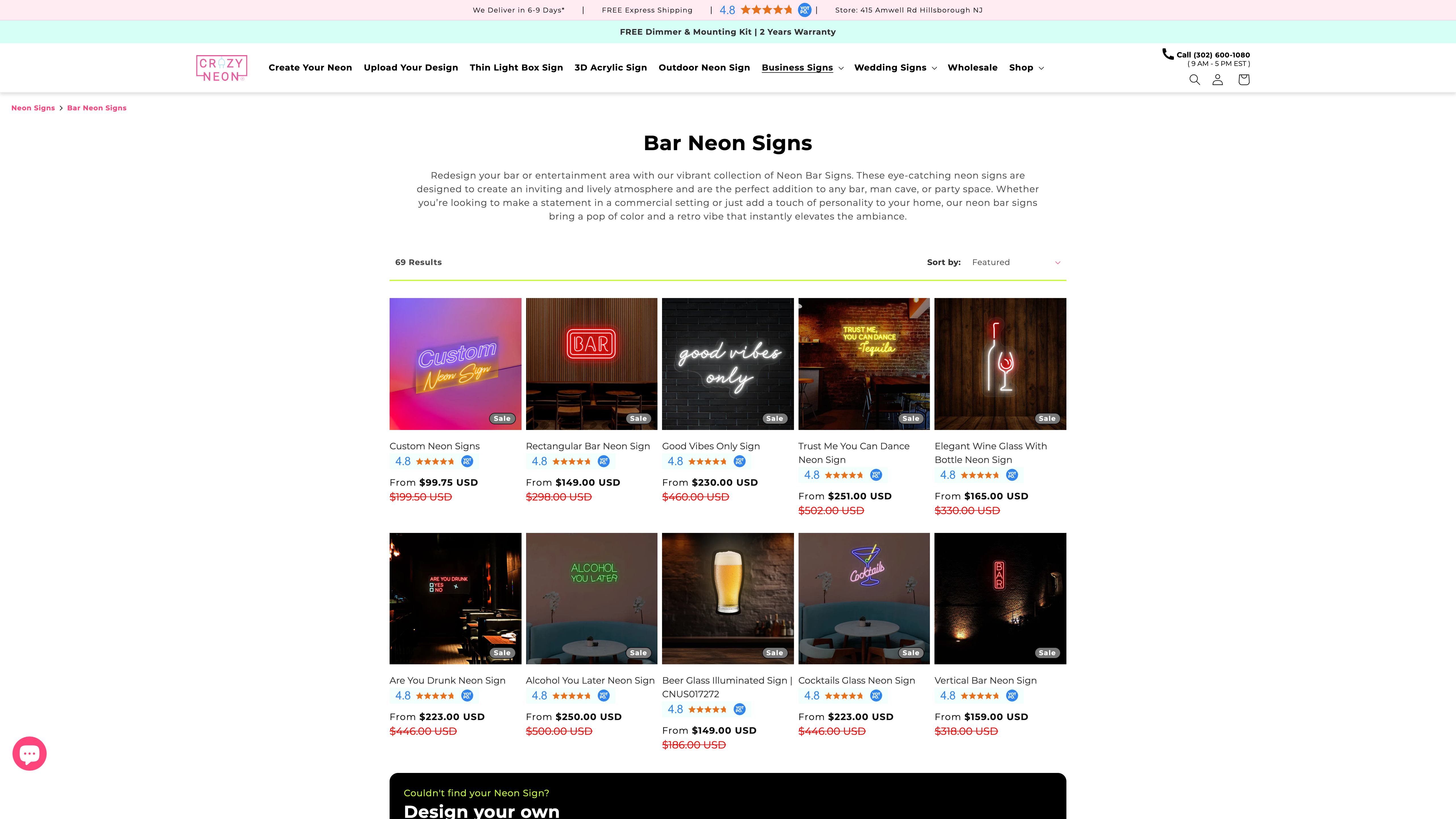 Neon Signs Store for Crazy Neon USA screenshot 2