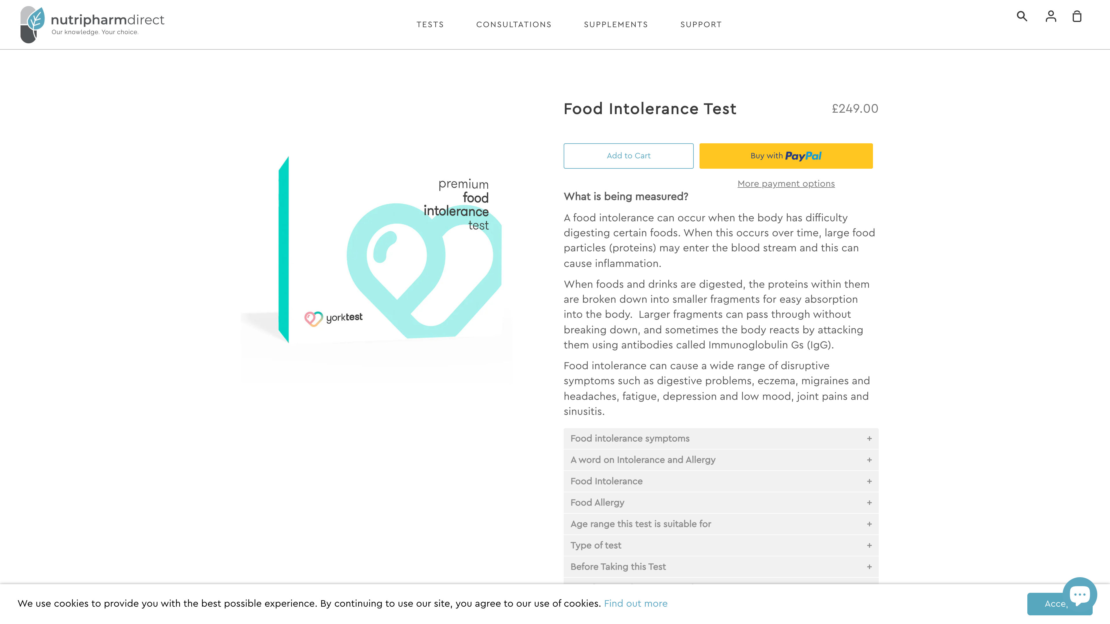 Nutripharmdirect by Rita Arora London Based Blood Testing Supplements screenshot 5
