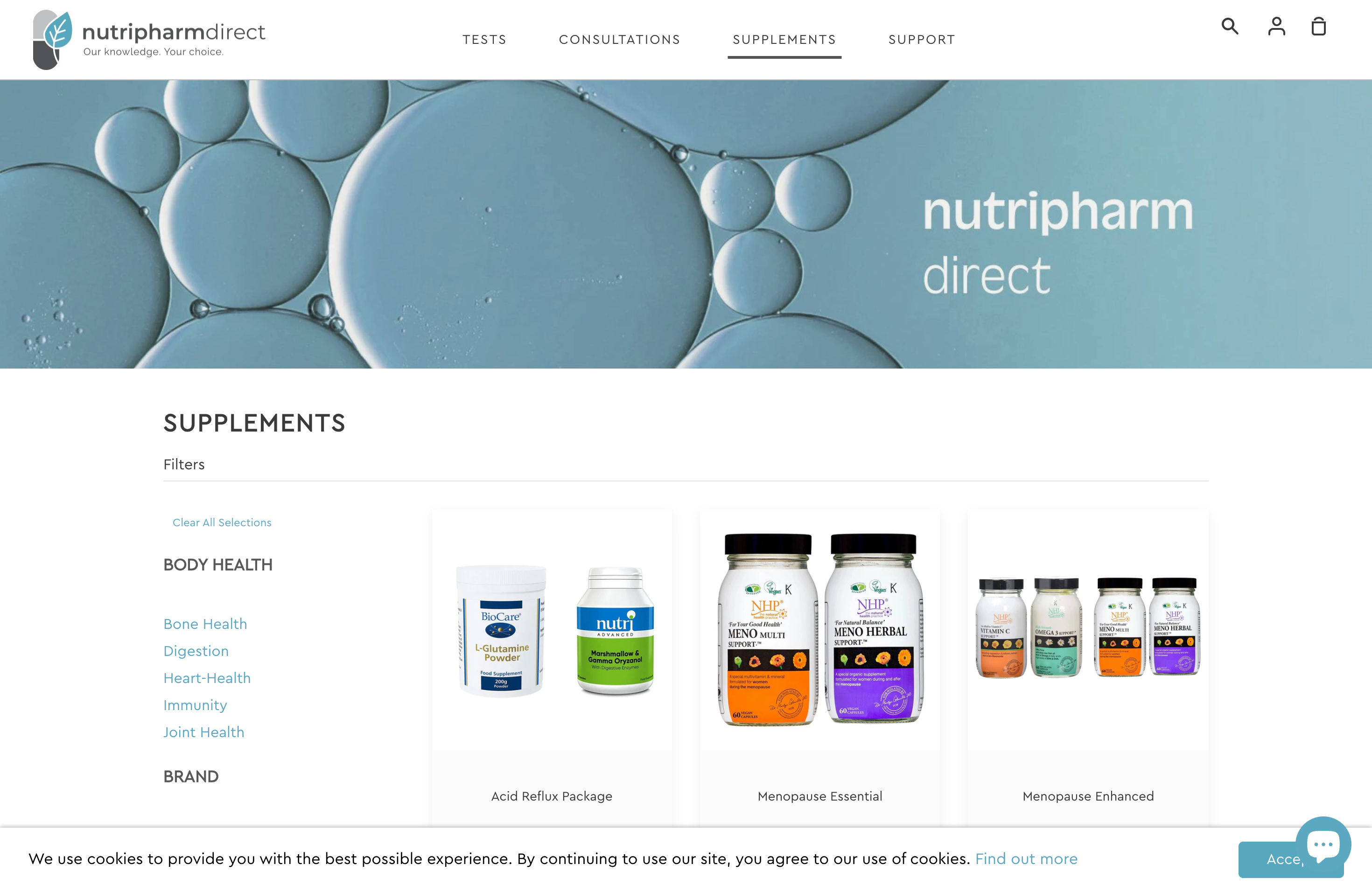 Nutripharmdirect by Rita Arora London Based Blood Testing Supplements screenshot 4