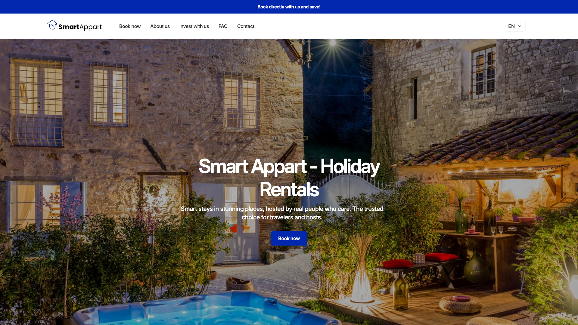 Smart Appart – New Store Build, SEO & Booking Integration