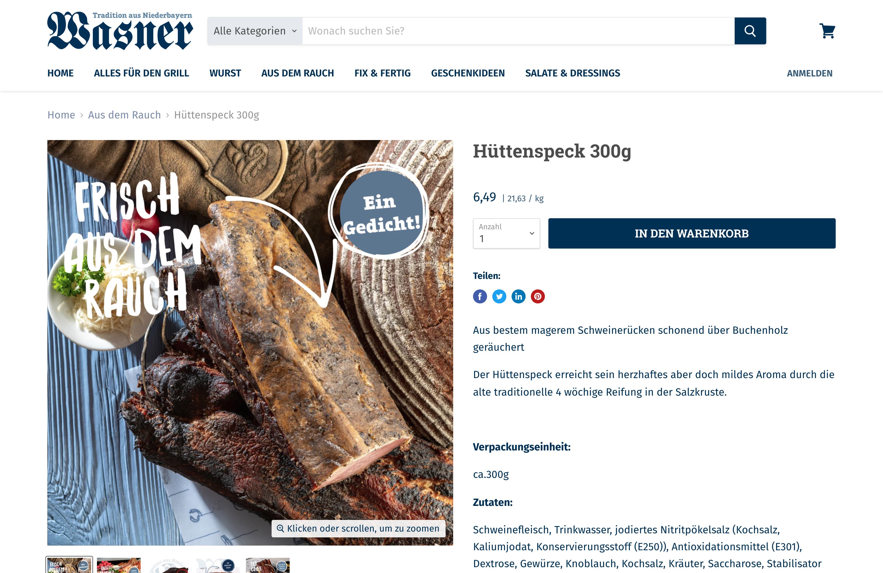 Metzgerei Wasner: Intelligente Logistik und attraktives Sortiment screenshot 3