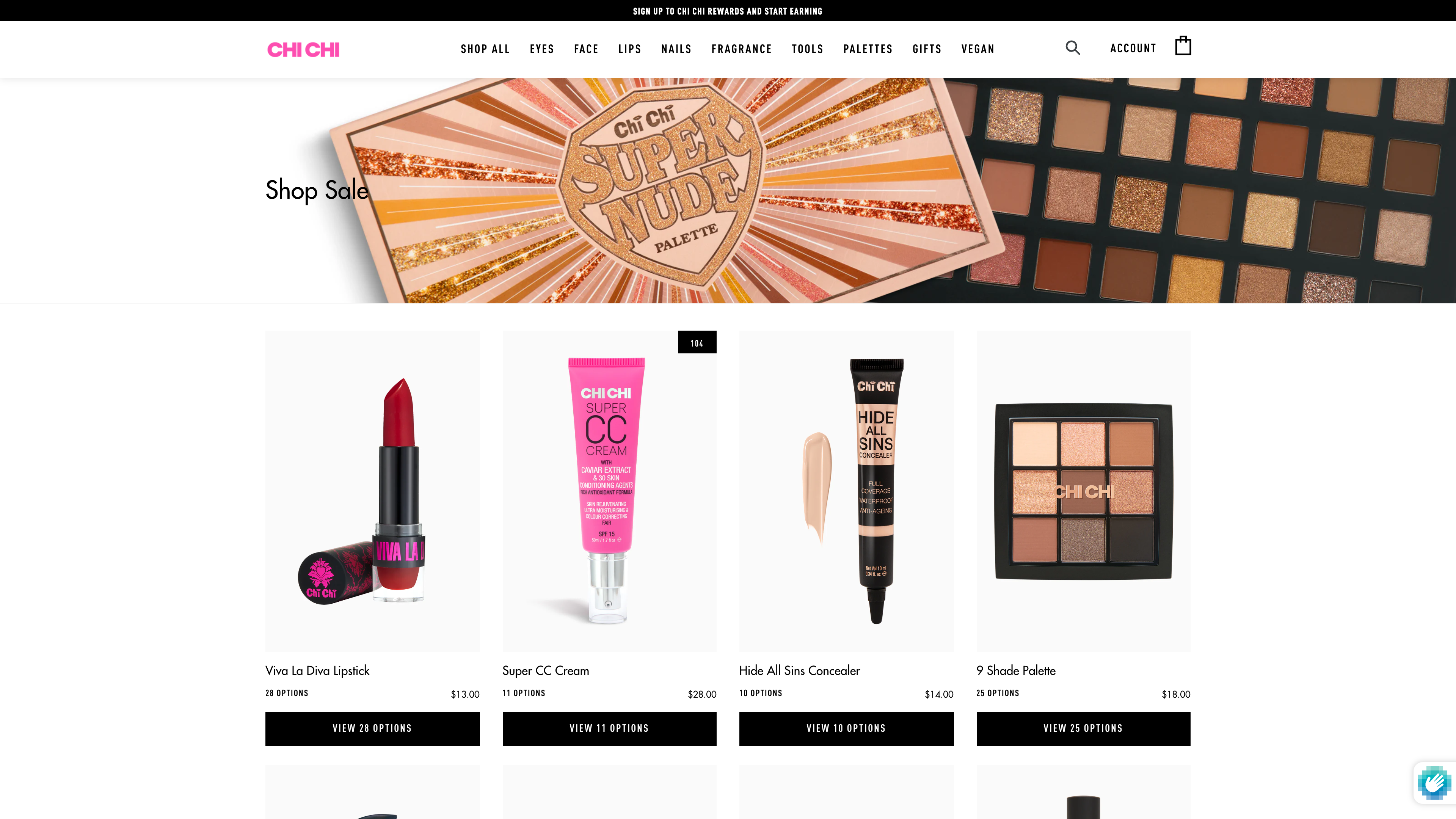 Shopify Plus development for Chi Chi Cosmetics screenshot