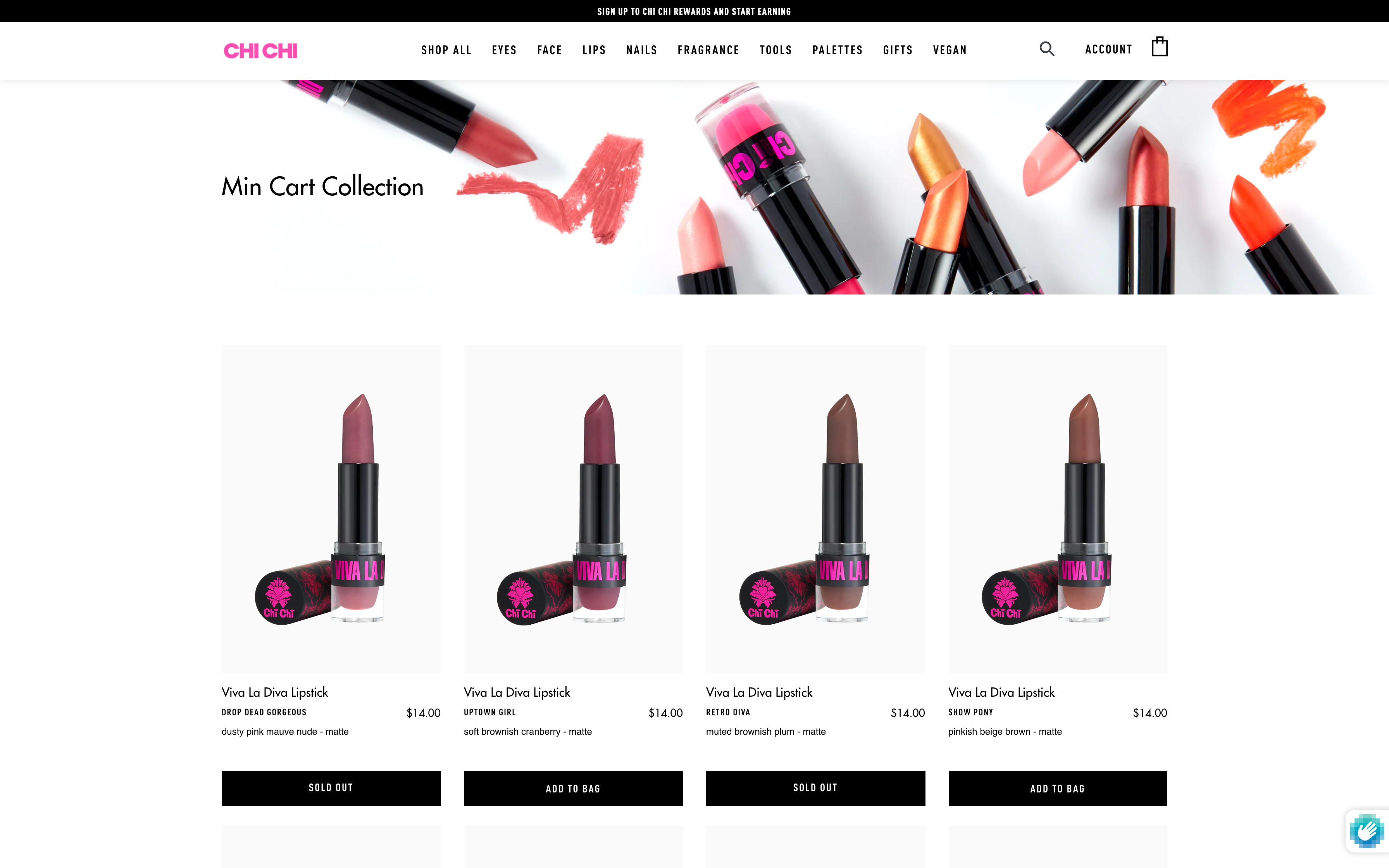 Shopify Plus development for Chi Chi Cosmetics screenshot 4