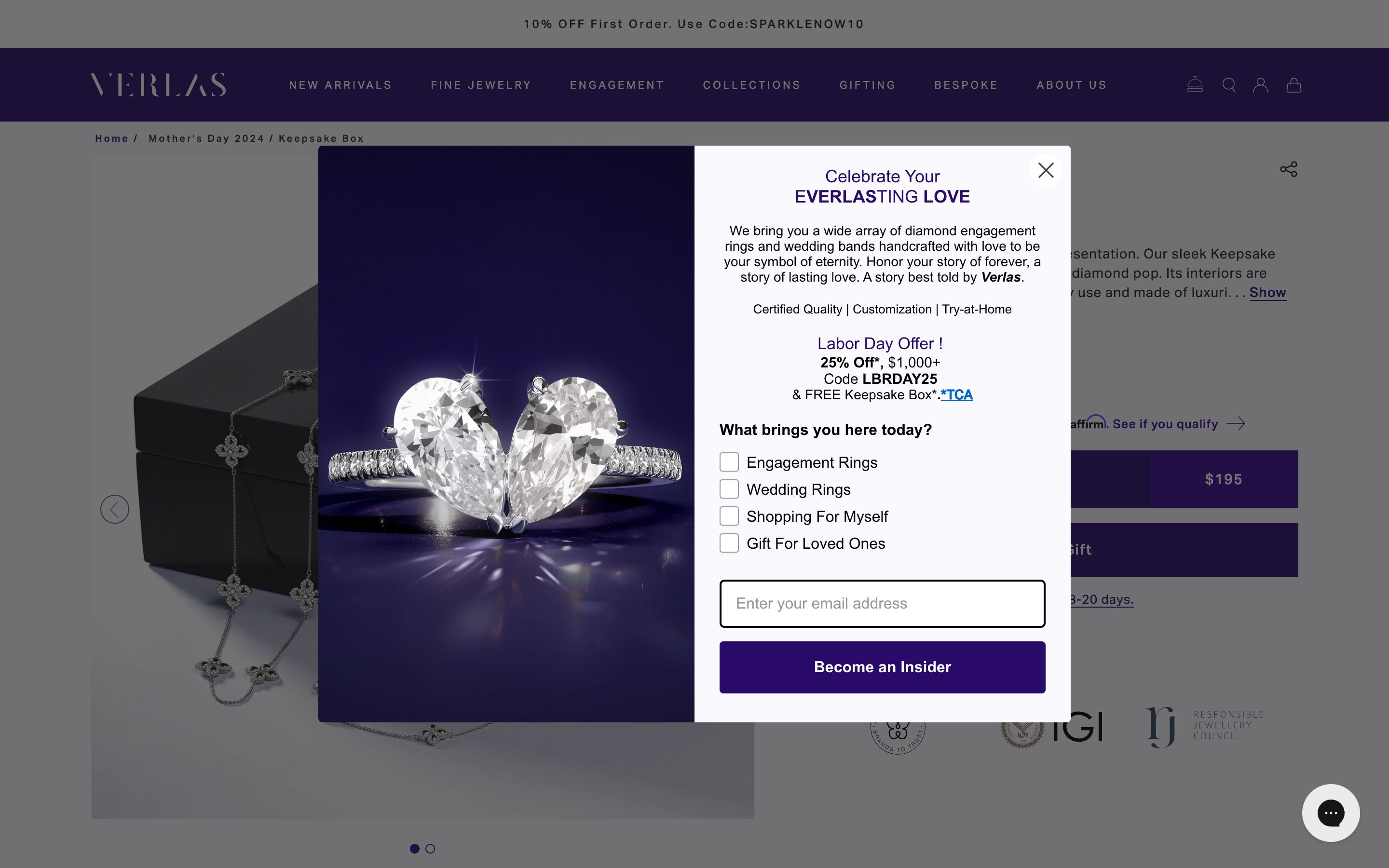 "Verlas Sparkles on Shopify Plus" screenshot 5