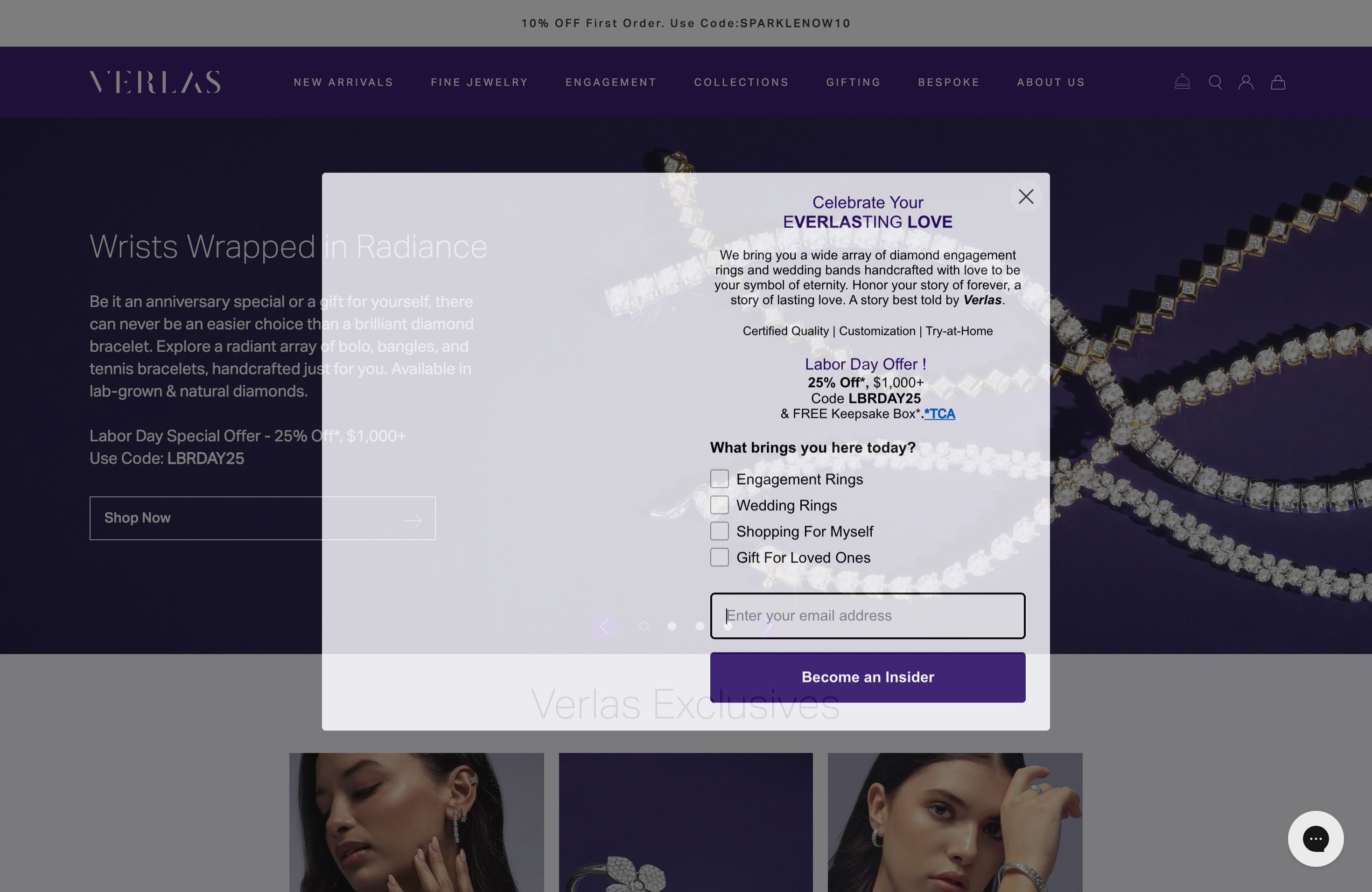 "Verlas Sparkles on Shopify Plus" screenshot 6