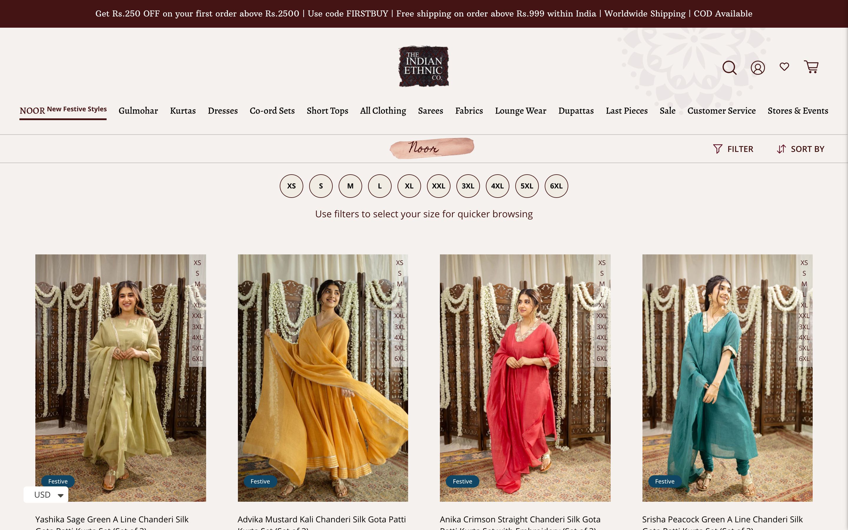 theindianethnicco - Multiple customisations | brand identity creation screenshot 3