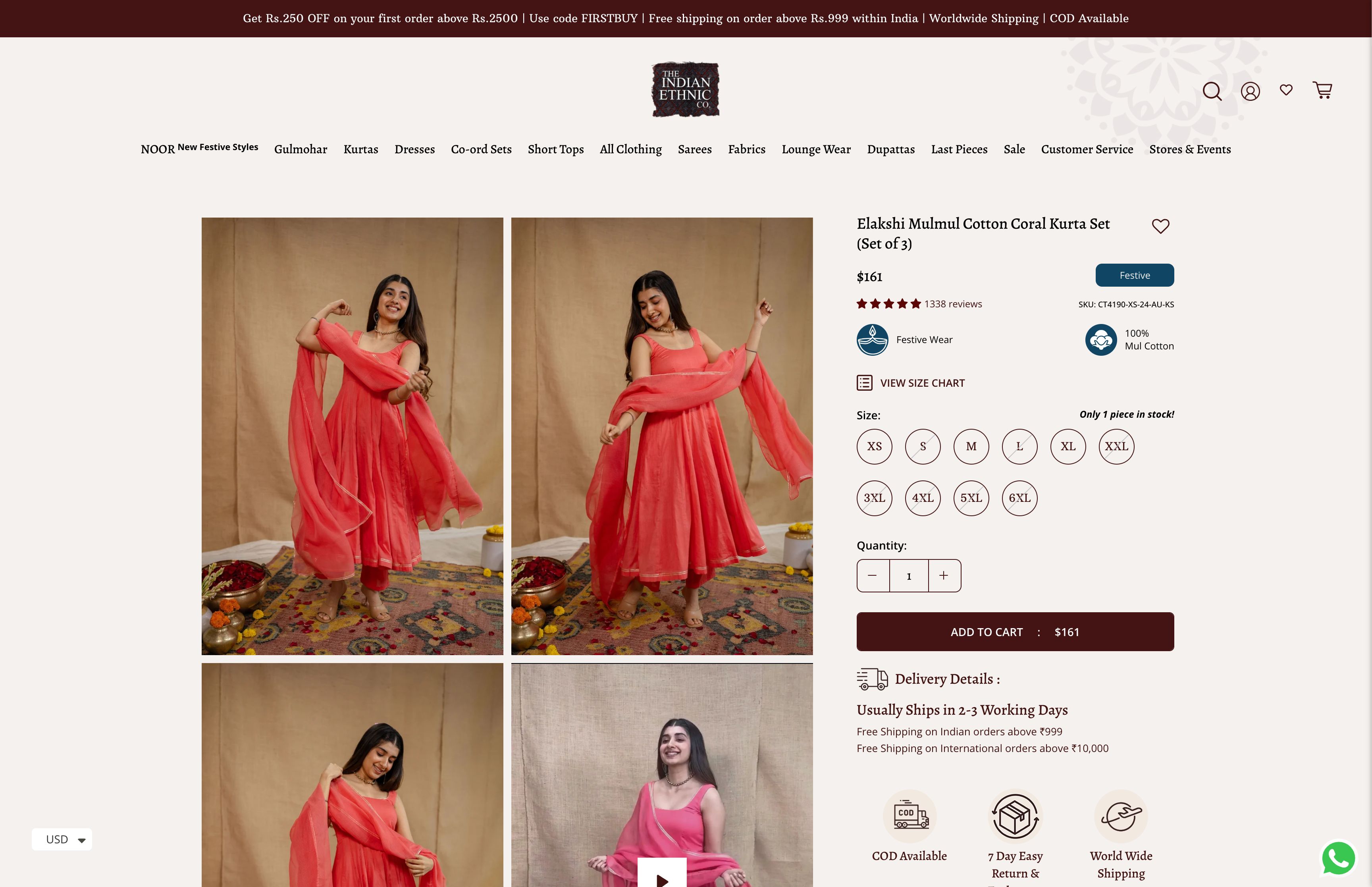 theindianethnicco - Multiple customisations | brand identity creation screenshot 2