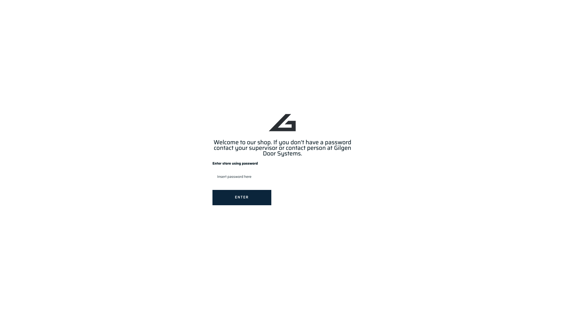 Gilgen Door Systems Merchandise Shop