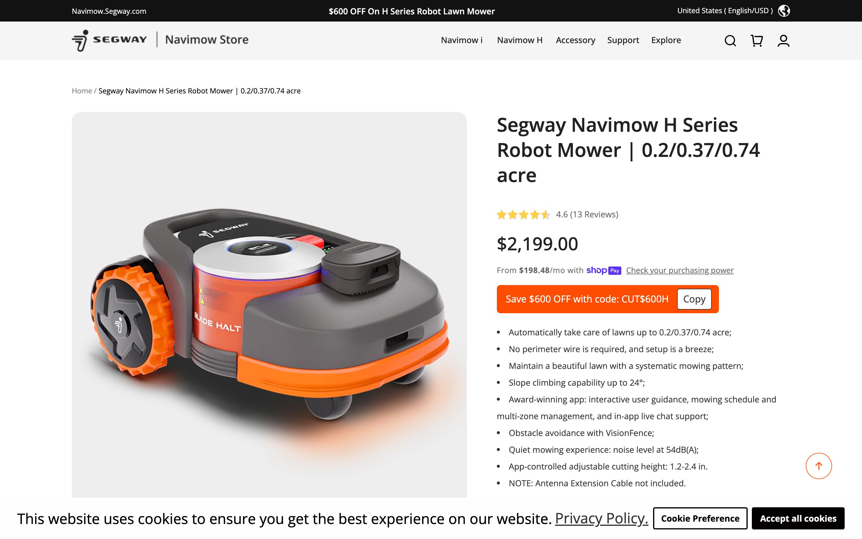 Segway Navimow Store US– Electric Scooter screenshot 3