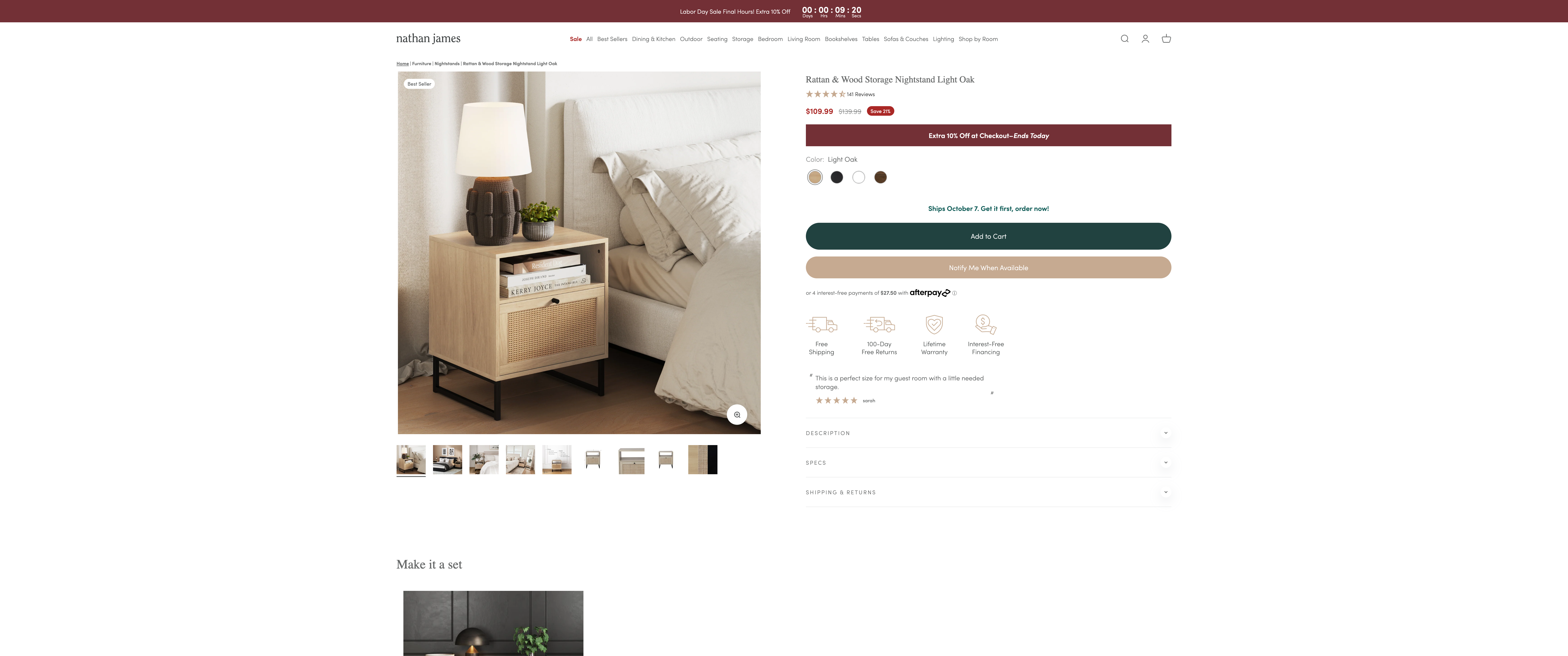 Nathan James - Navigation, Collection and product page development screenshot 6