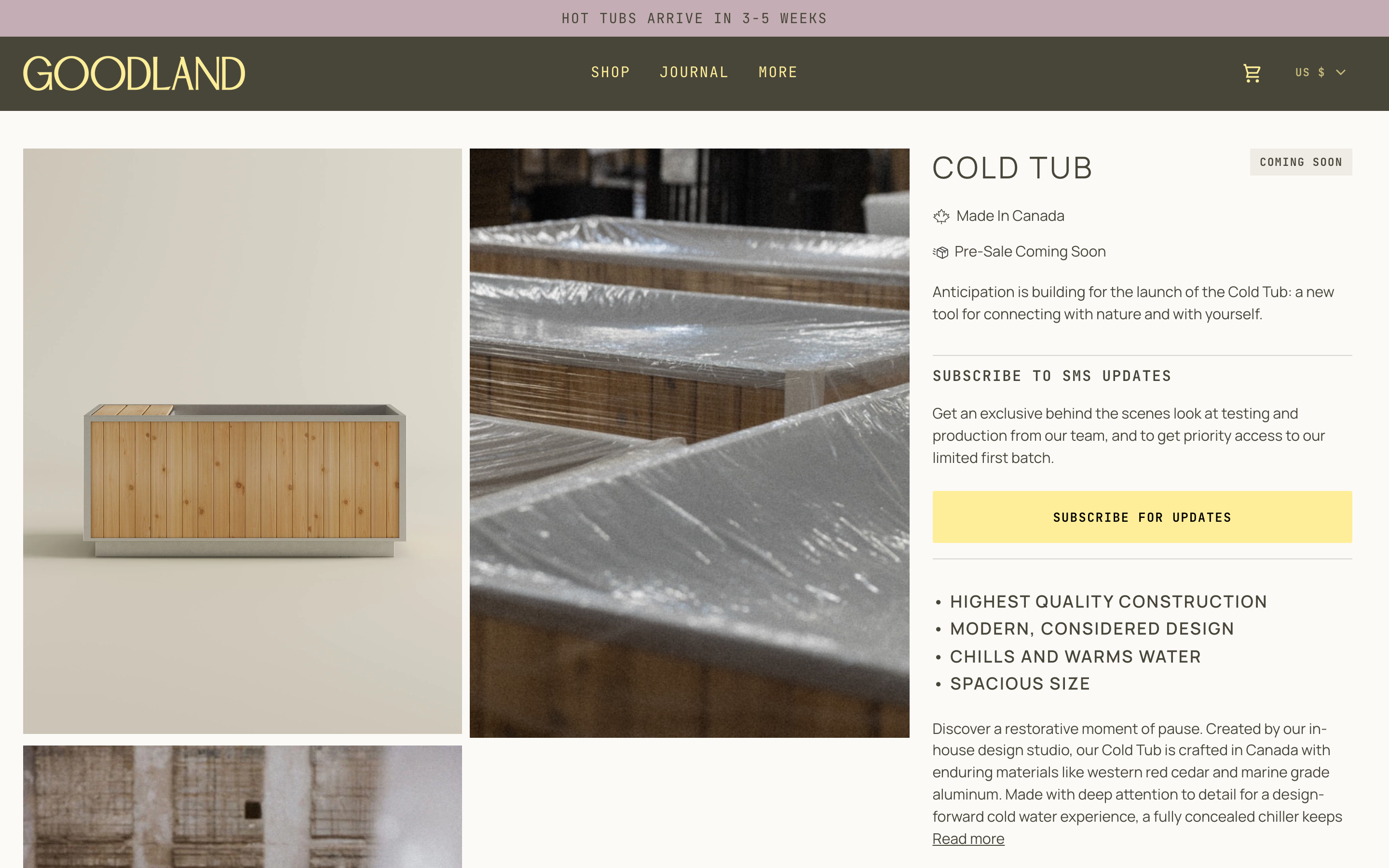 Wood Fired Hot Tubs | GOODLAND Outdoor Living Products screenshot 4