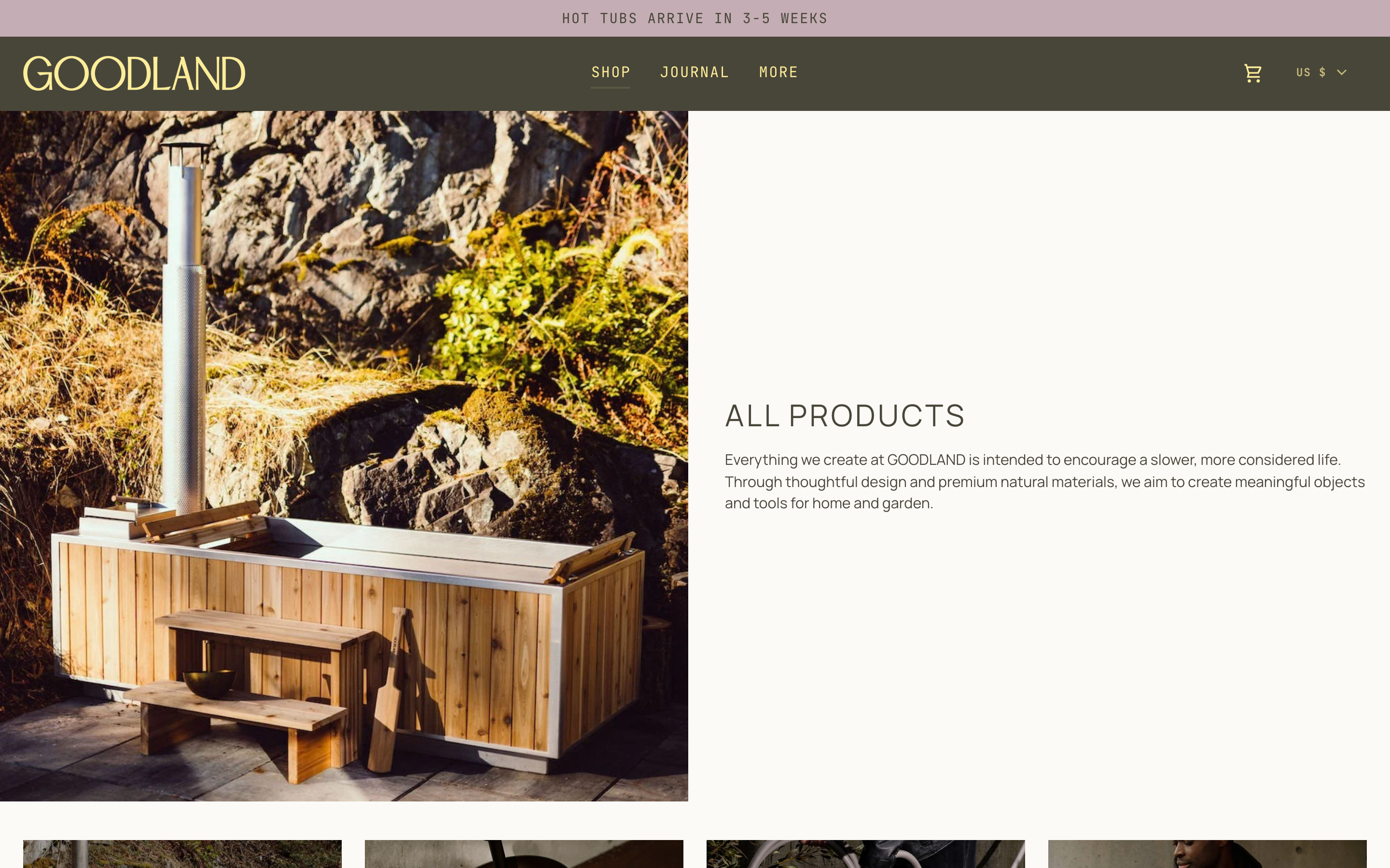 Eco-Friendly Wood Burning Hot Tubs by GOODLAND