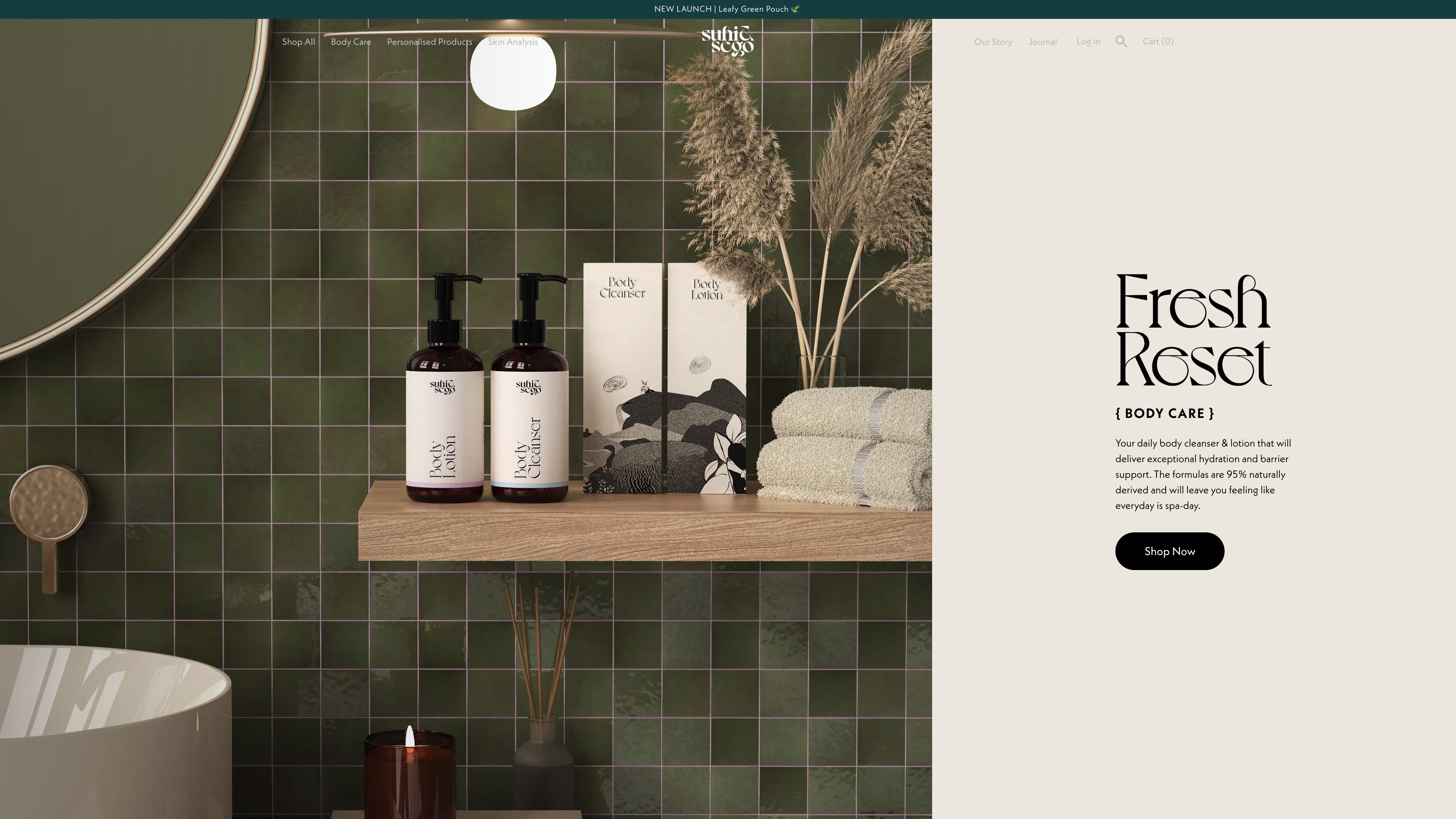 Complete Store Redesign & Development for a Skin Care Brand screenshot