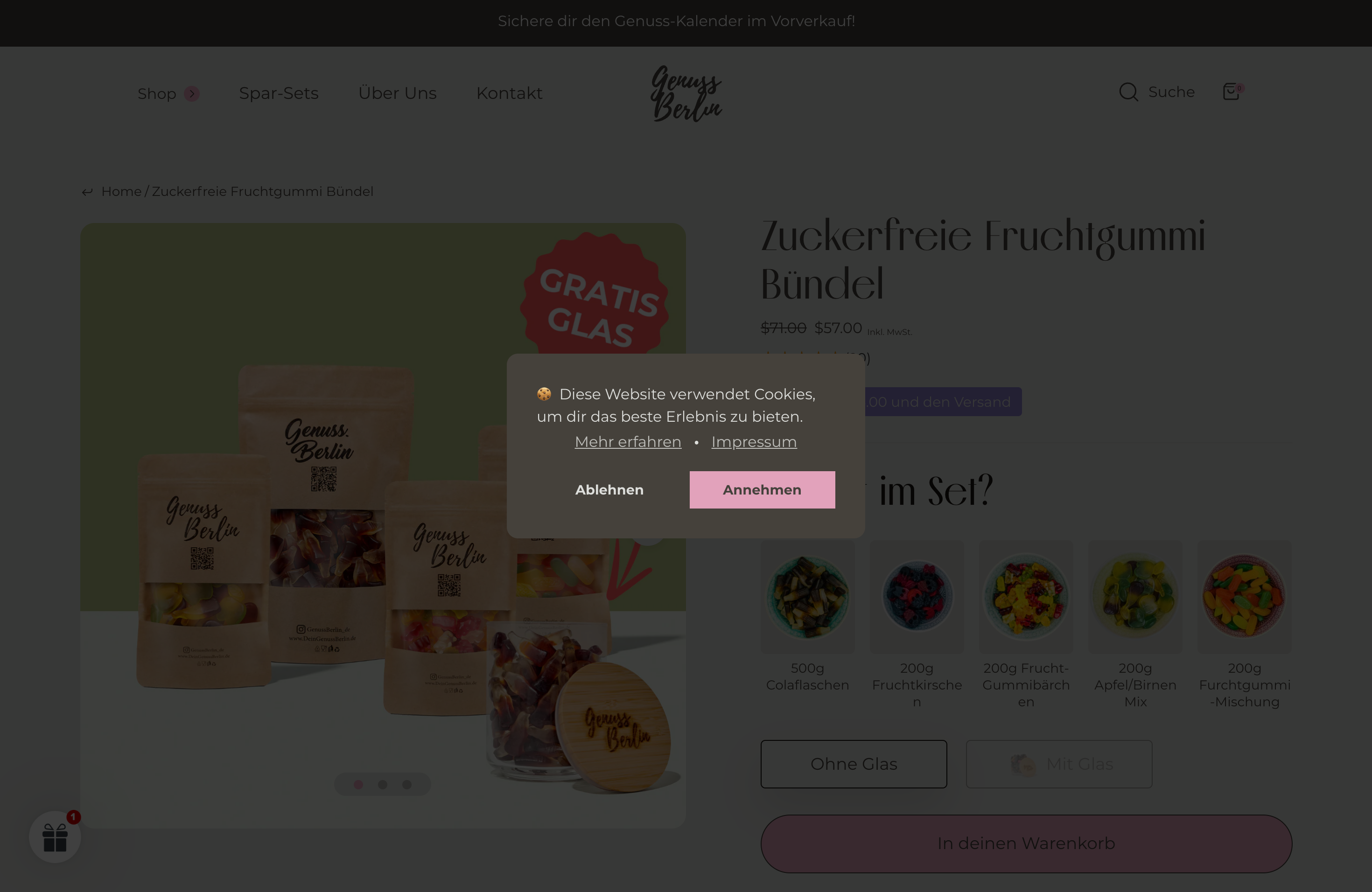 Genuss Berlin - Relaunch und Optimierung screenshot 4