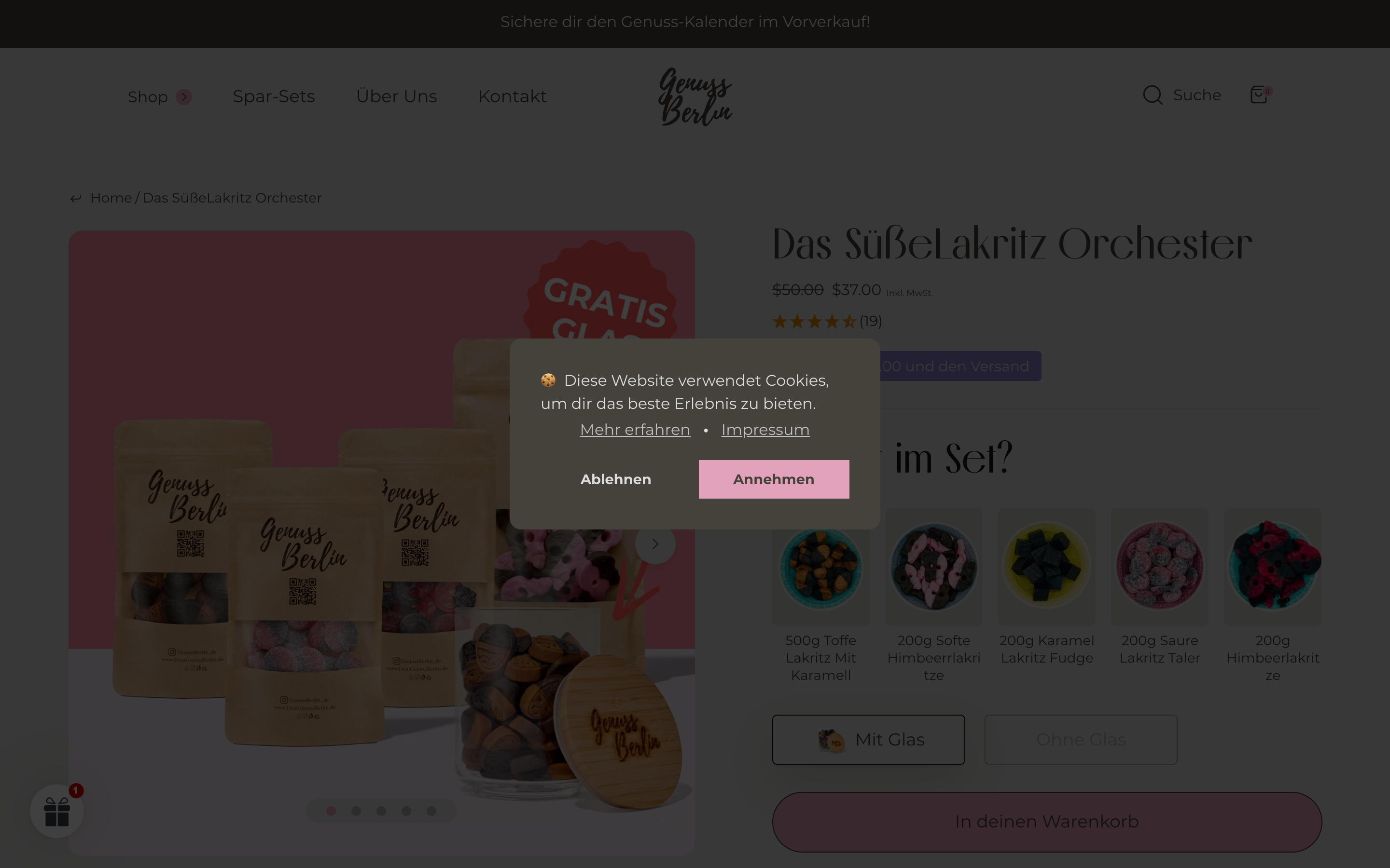 Genuss Berlin - Relaunch und Optimierung screenshot 6