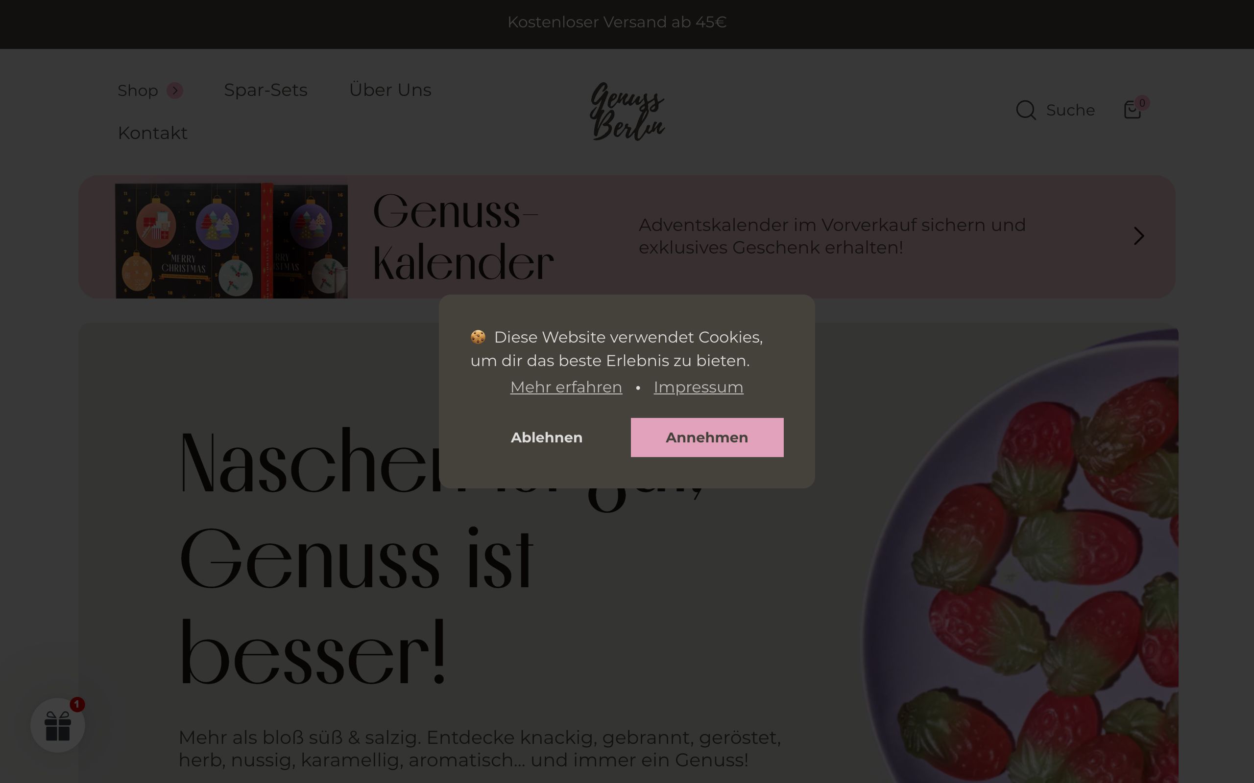 Genuss Berlin - Relaunch und Optimierung screenshot 7