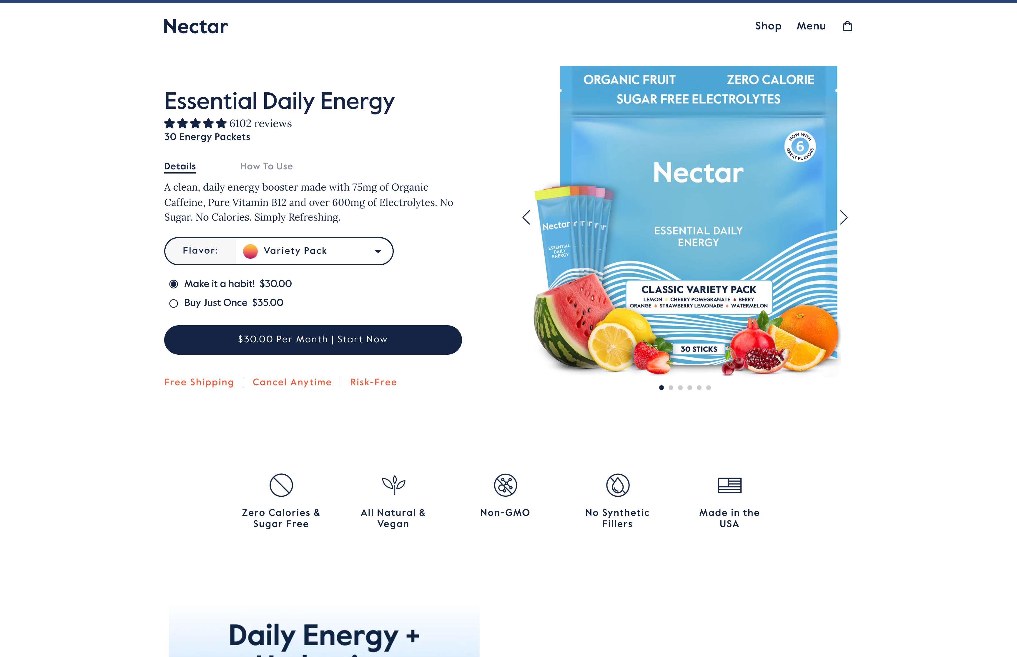 Nectar Hydration screenshot 3