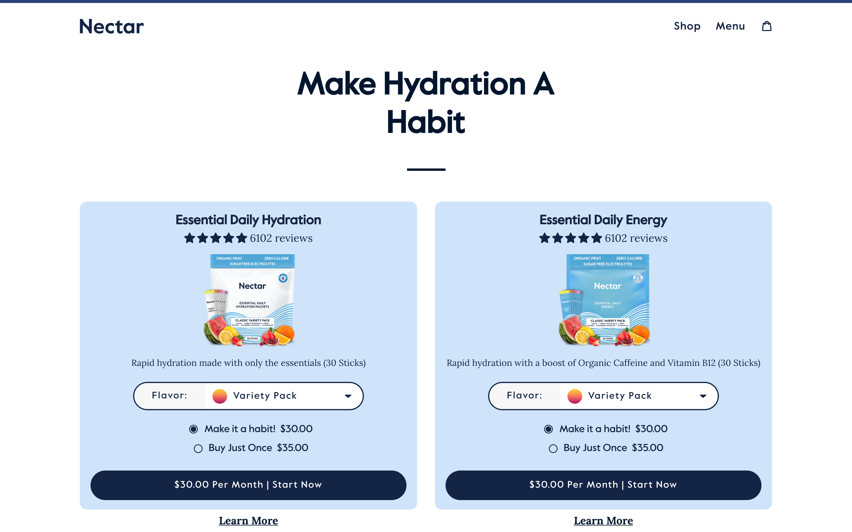 Nectar Hydration screenshot 5