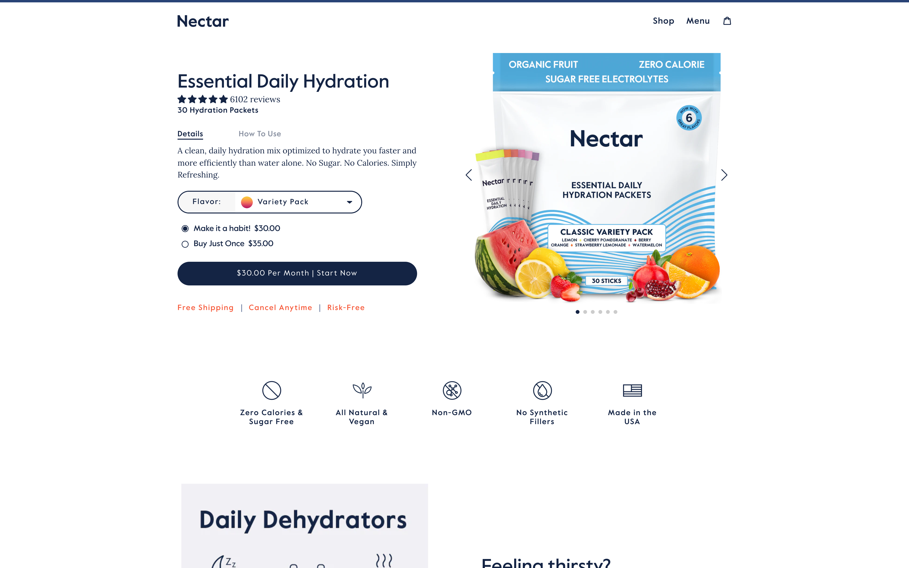 Nectar Hydration screenshot 4