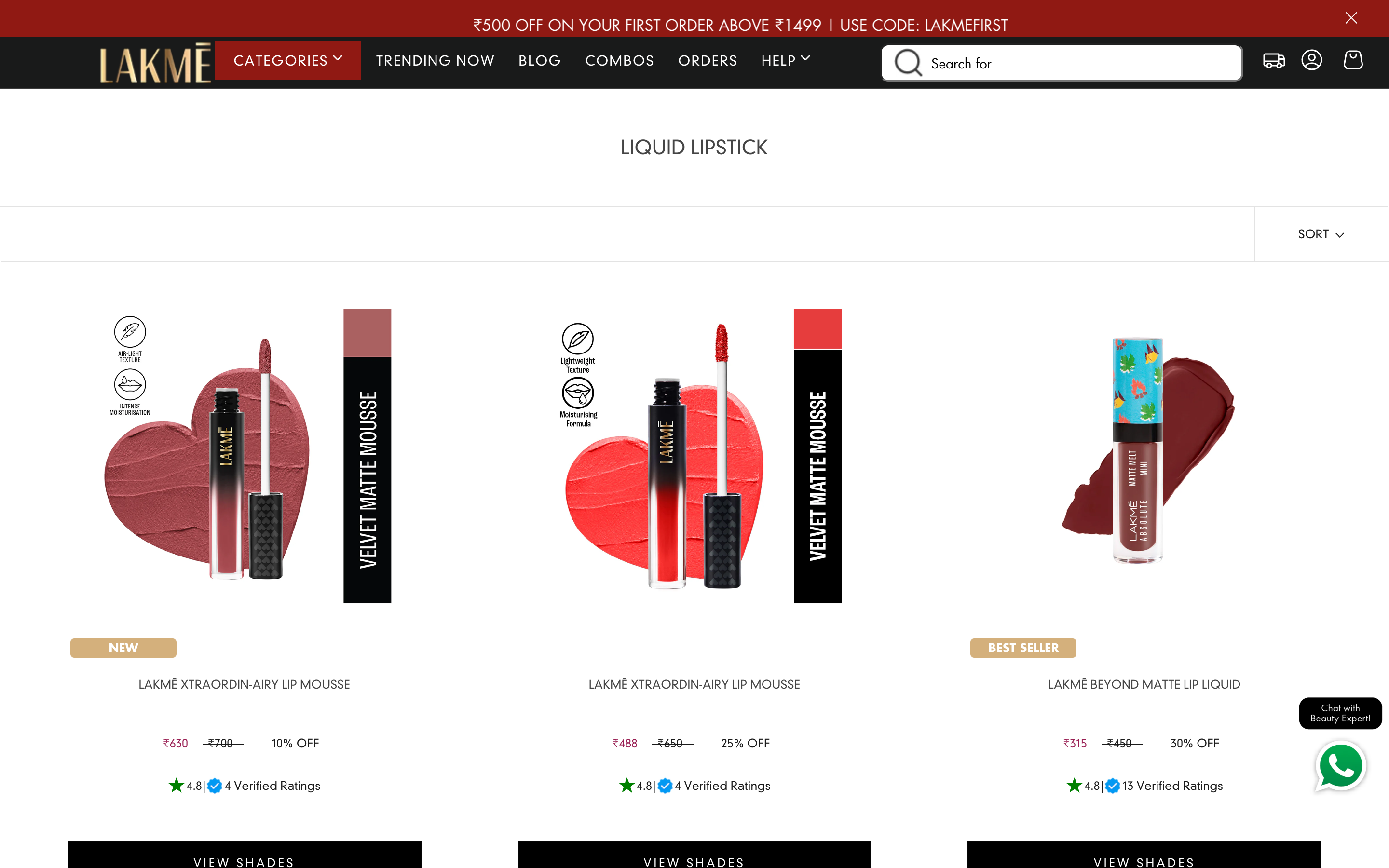 Top Beauty & Fashion website devlopment screenshot 2