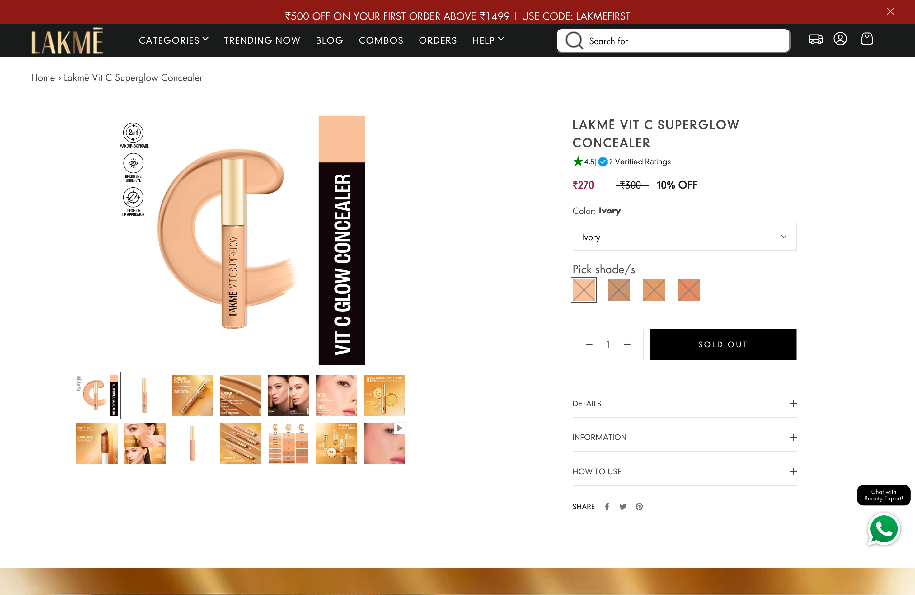 Top Beauty & Fashion website devlopment screenshot 5