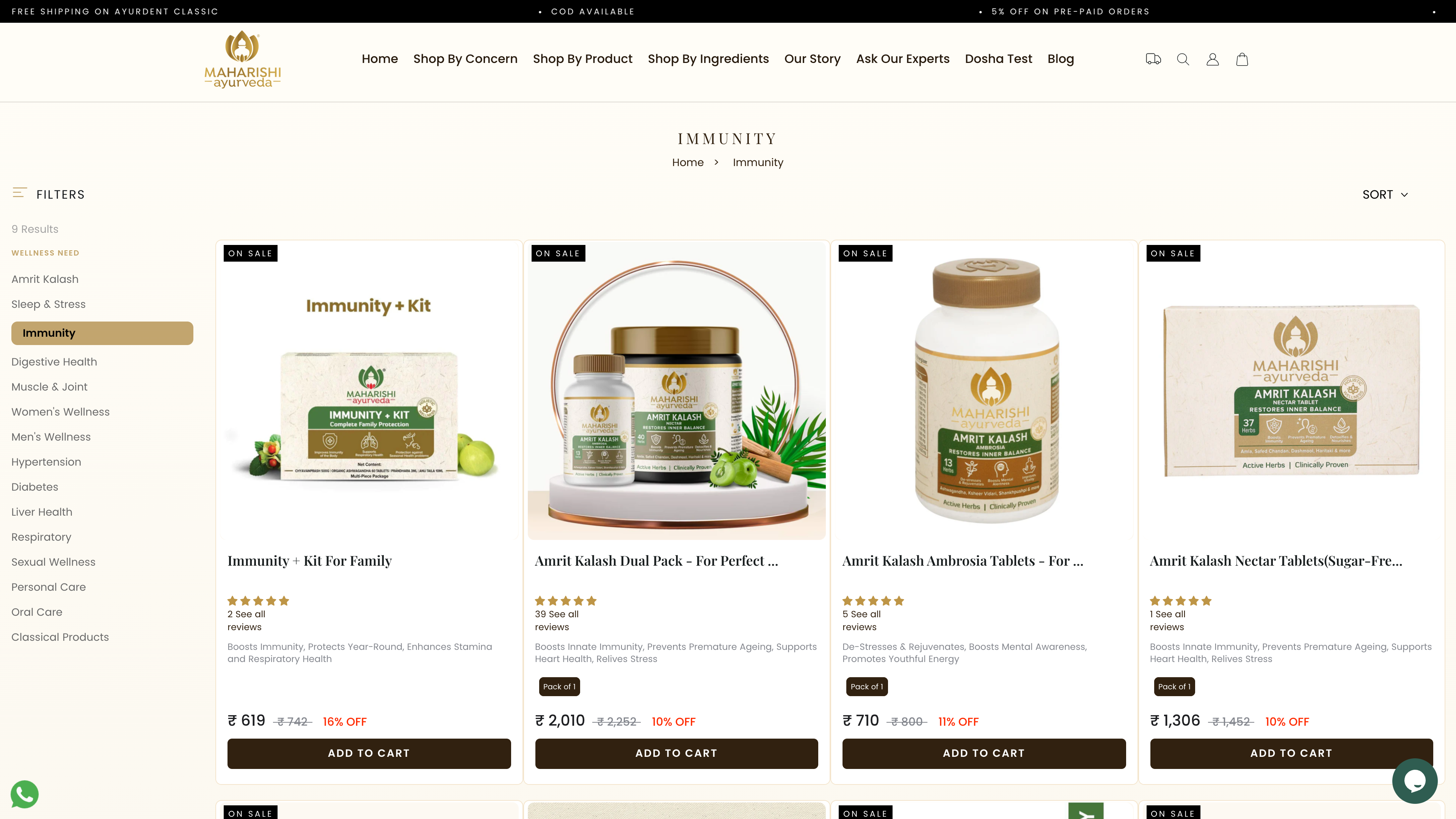 Shopify Plus Replatform & Maintenance for a leading Wellness Brand screenshot 3