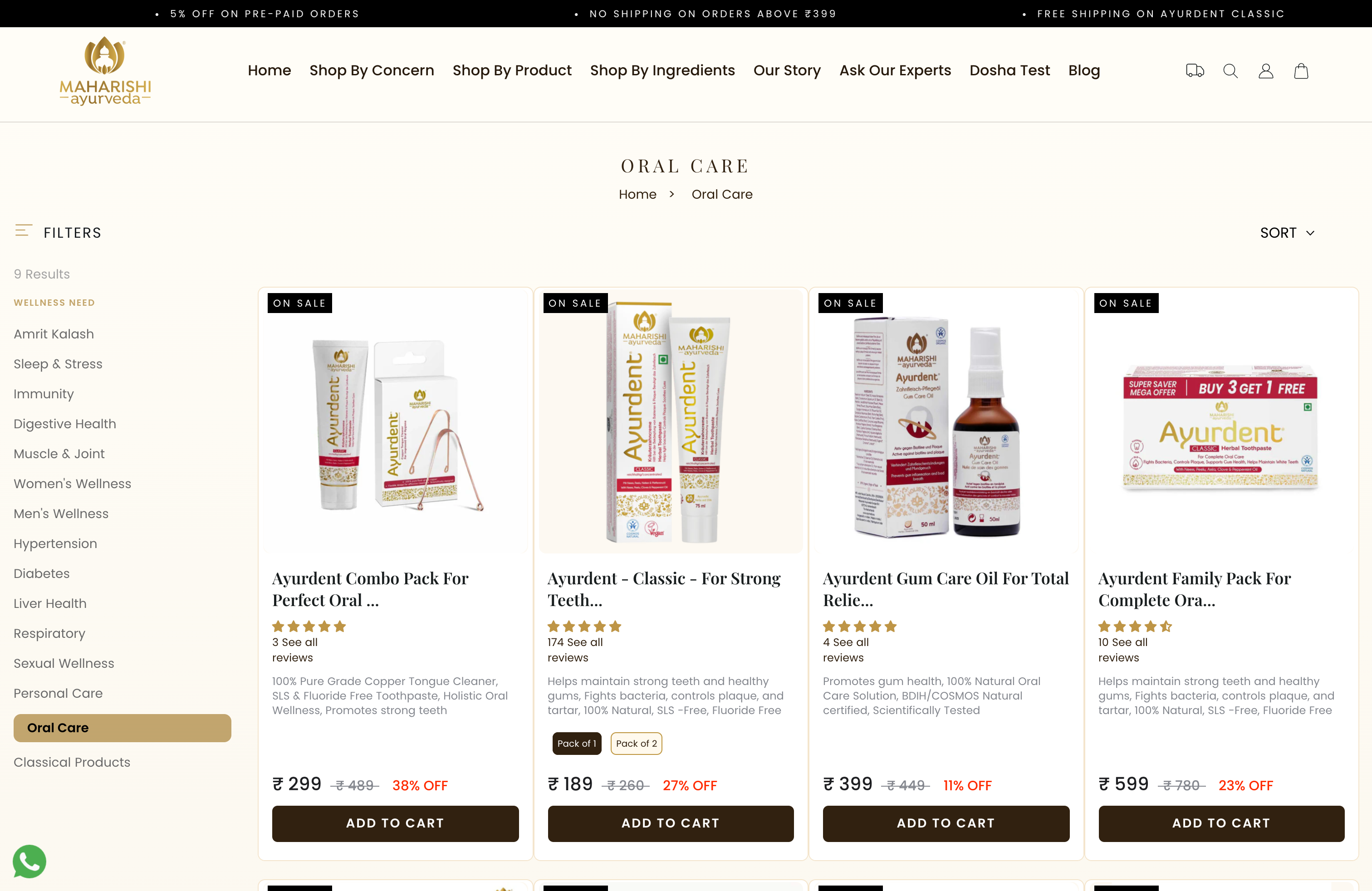 Shopify Plus Replatform & Maintenance for a leading Wellness Brand screenshot