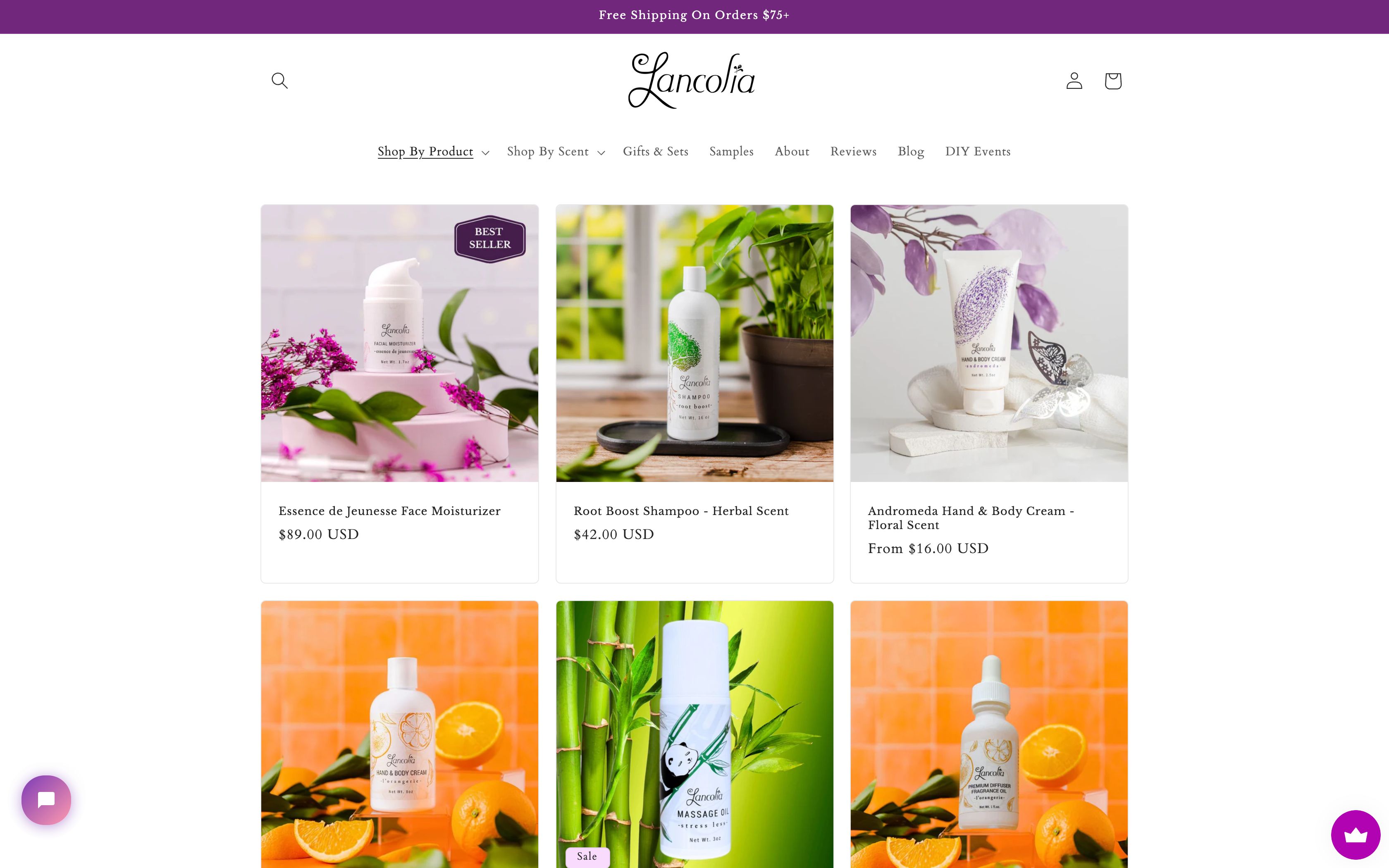 Beauty Site Redesign screenshot