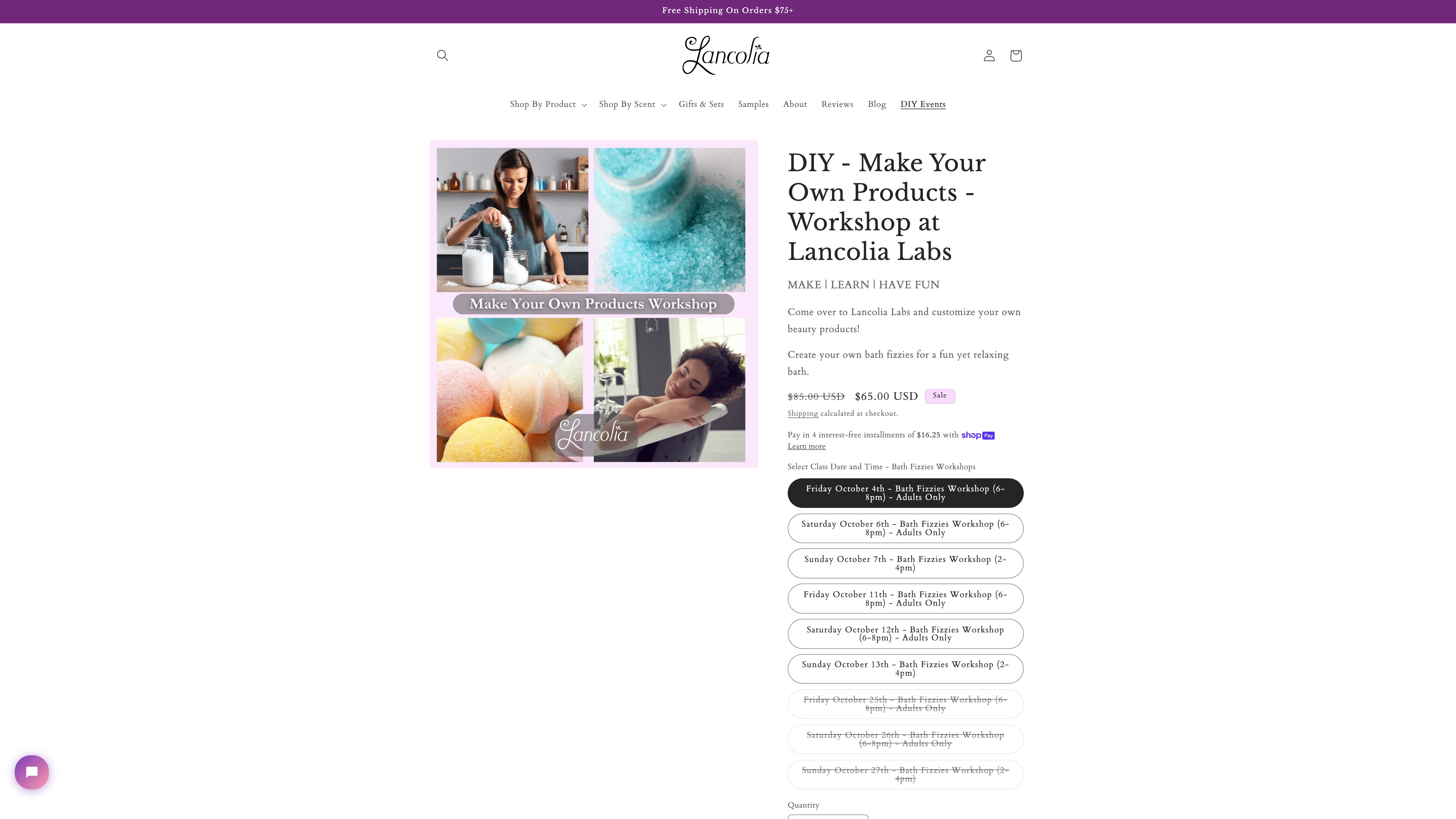 Beauty Site Redesign screenshot 3