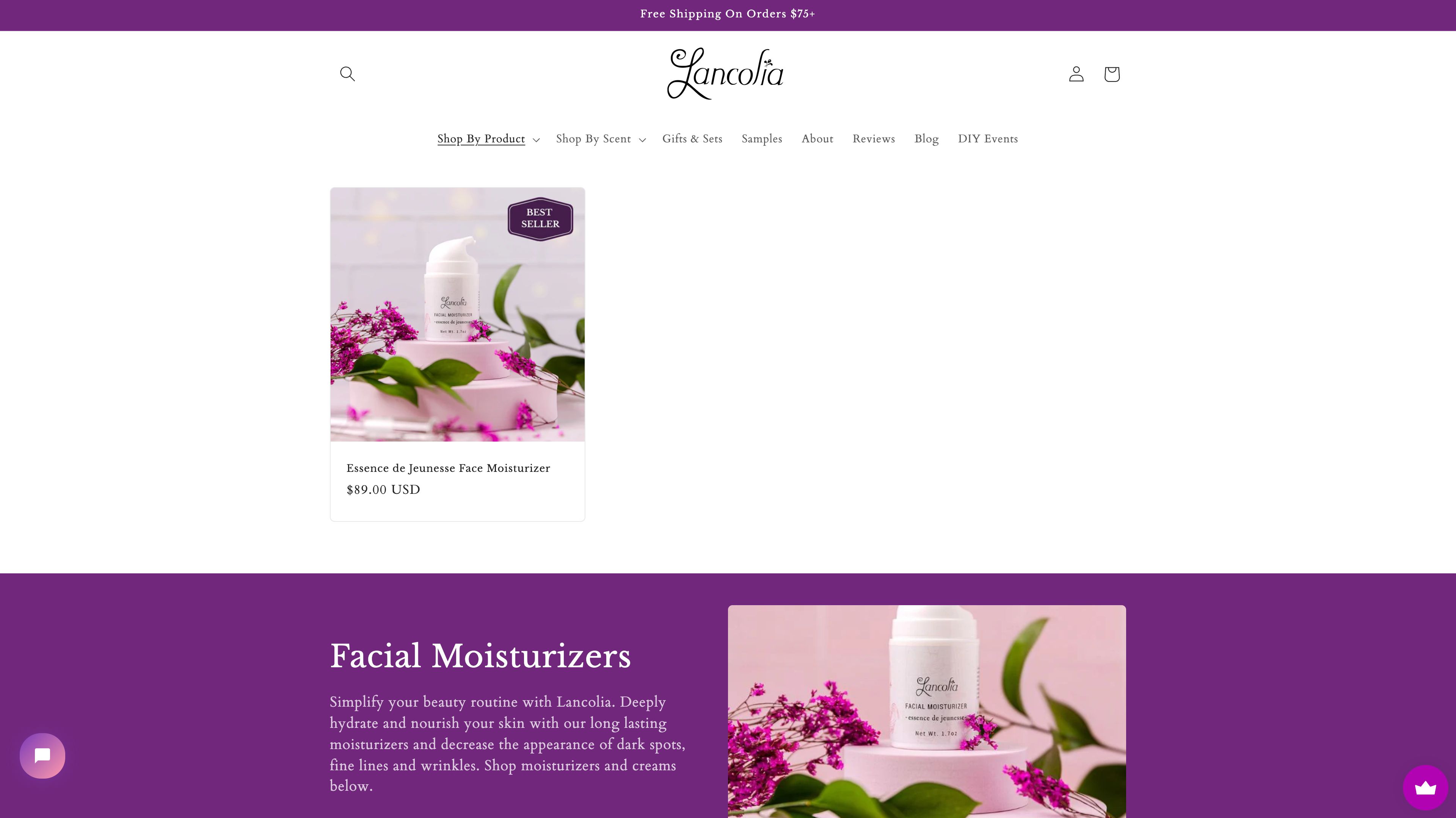Beauty Site Redesign screenshot 2