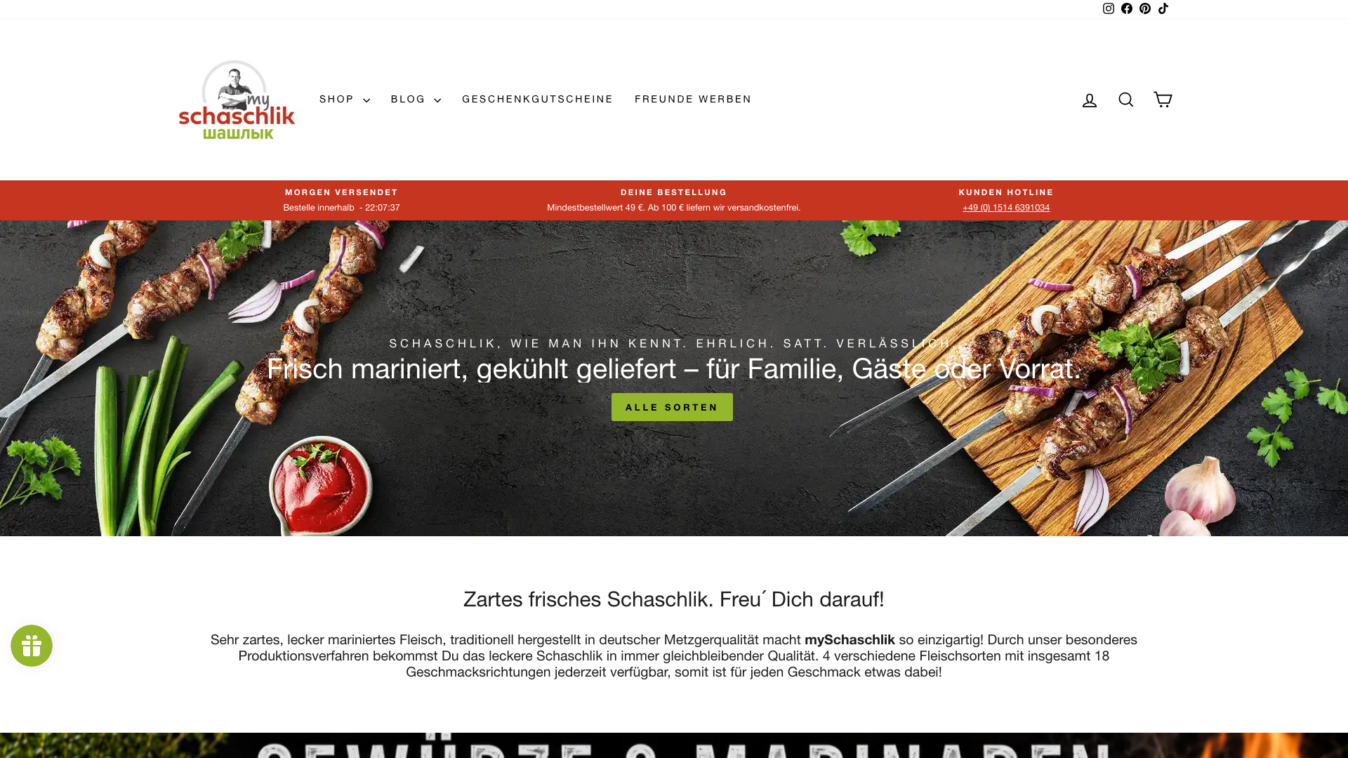 My Schaschlik – Custom Discount App